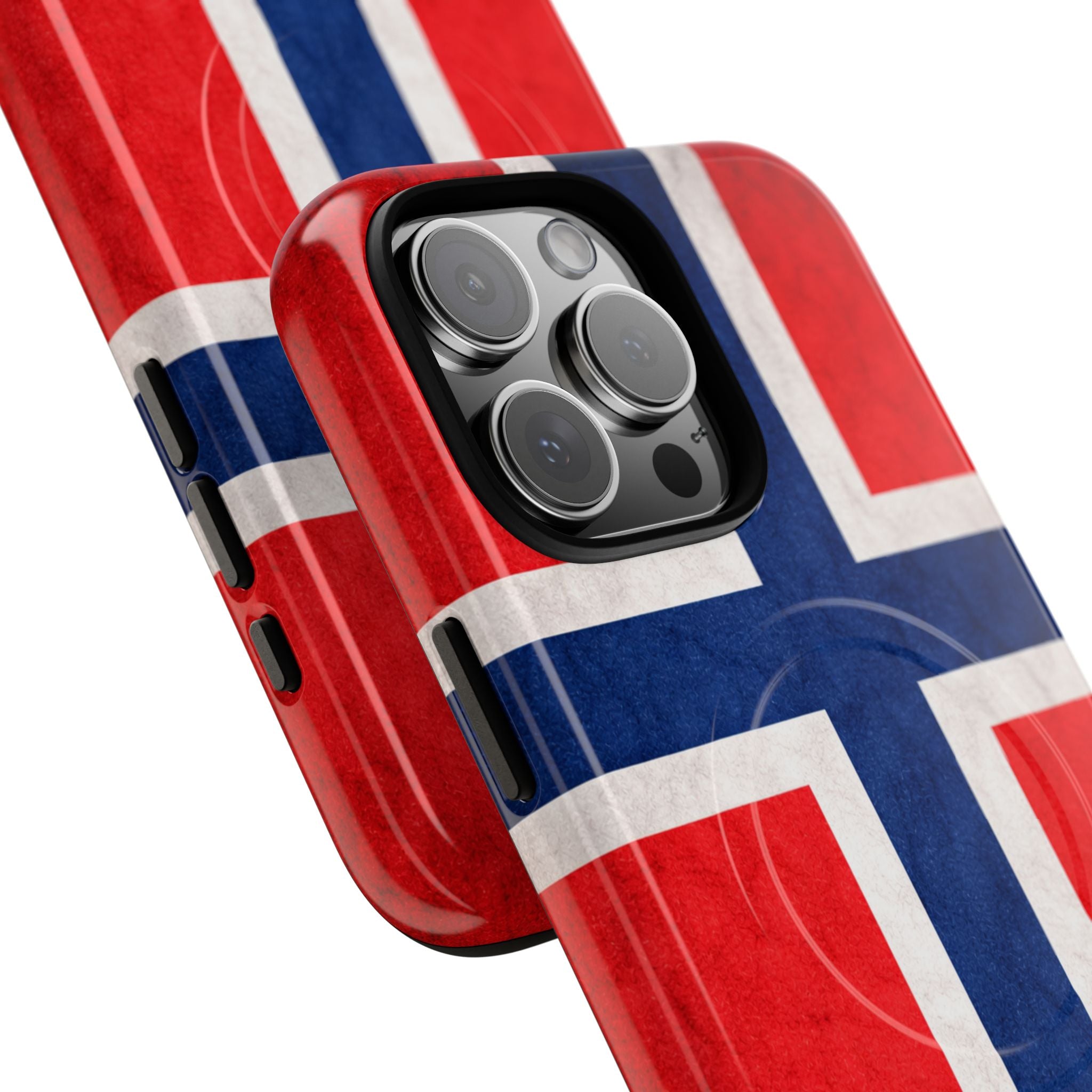 Norwegian Flag Slim MagSafe Case | Ultra-Tough Protective Design
