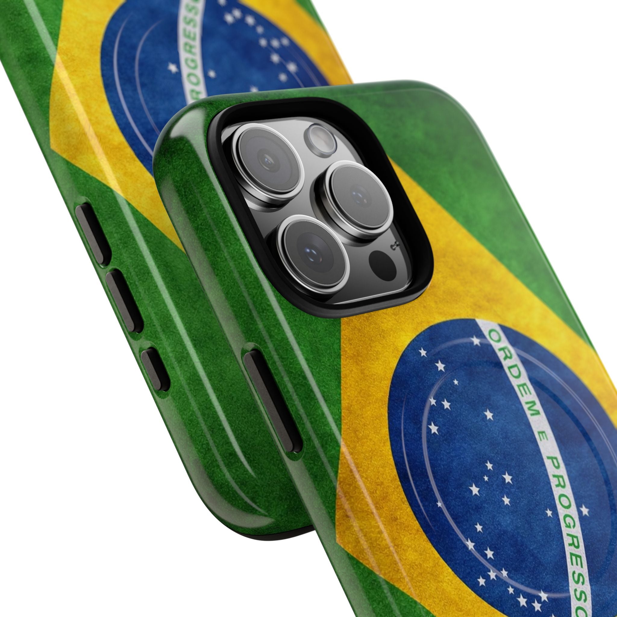 Brazilian Flag Slim MagSafe Case | Ultra-Tough Protective Design