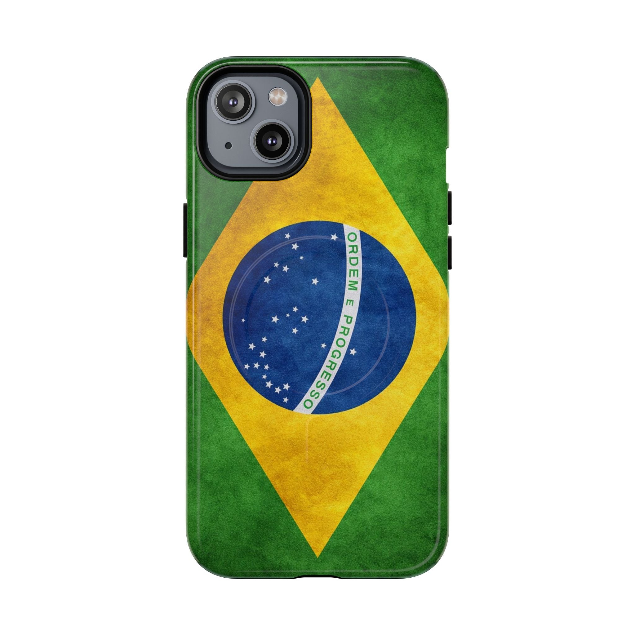 Brazilian Flag Slim MagSafe Case | Ultra-Tough Protective Design