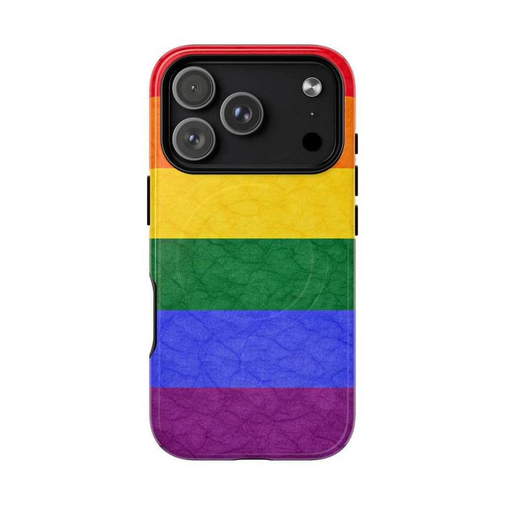 LGBTQ+-vlag Slim MagSafe Hoesje | Ultra-sterk beschermend ontwerp