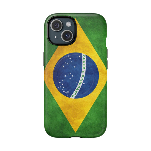 Brazilian Flag Slim MagSafe Case | Ultra-Tough Protective Design