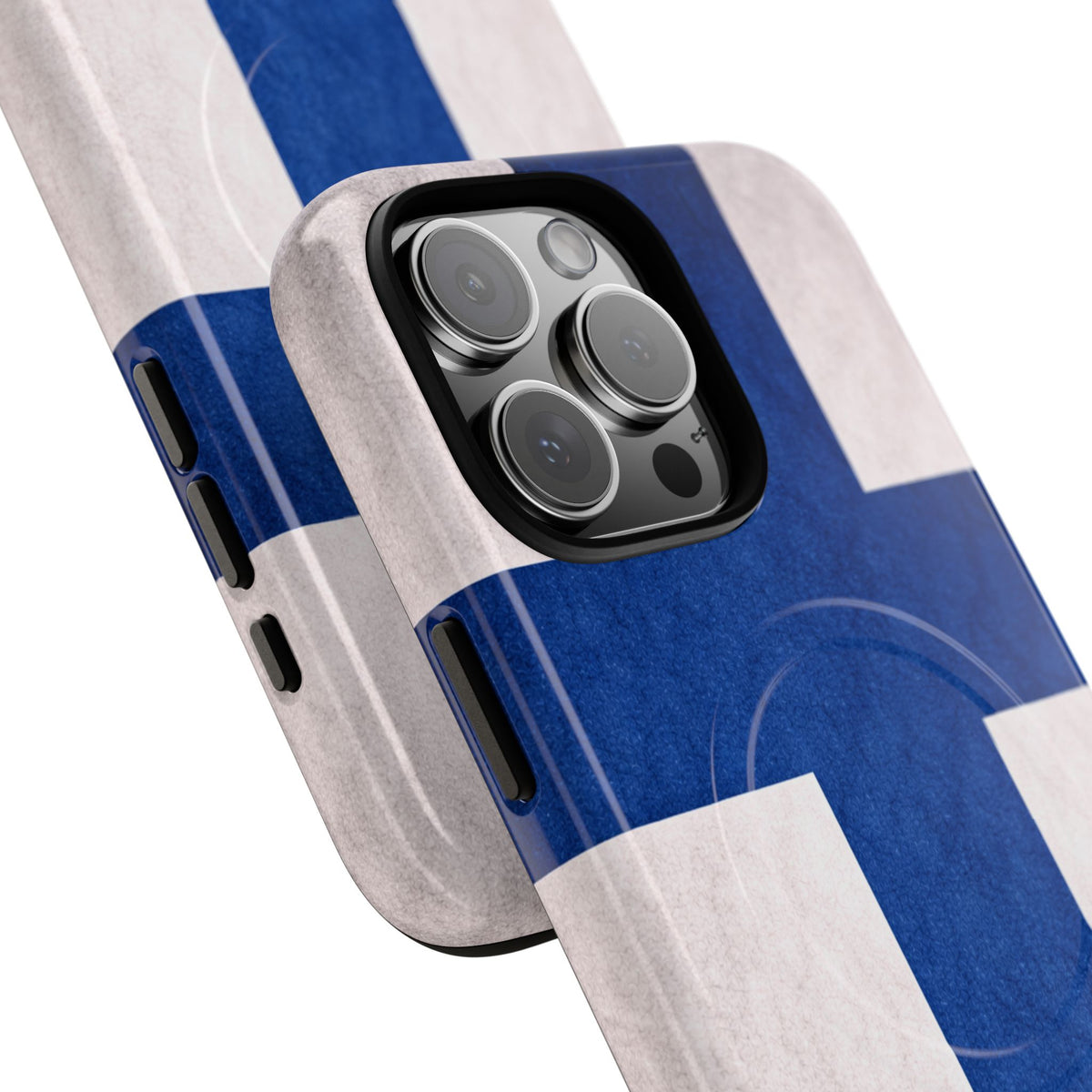Fins Vlag Slim MagSafe Hoesje | Ultra-Sterke Beschermende Ontwerp