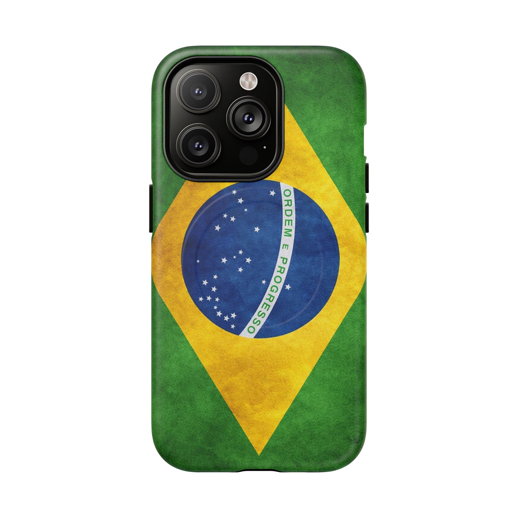 Brazilian Flag Slim MagSafe Case | Ultra-Tough Protective Design