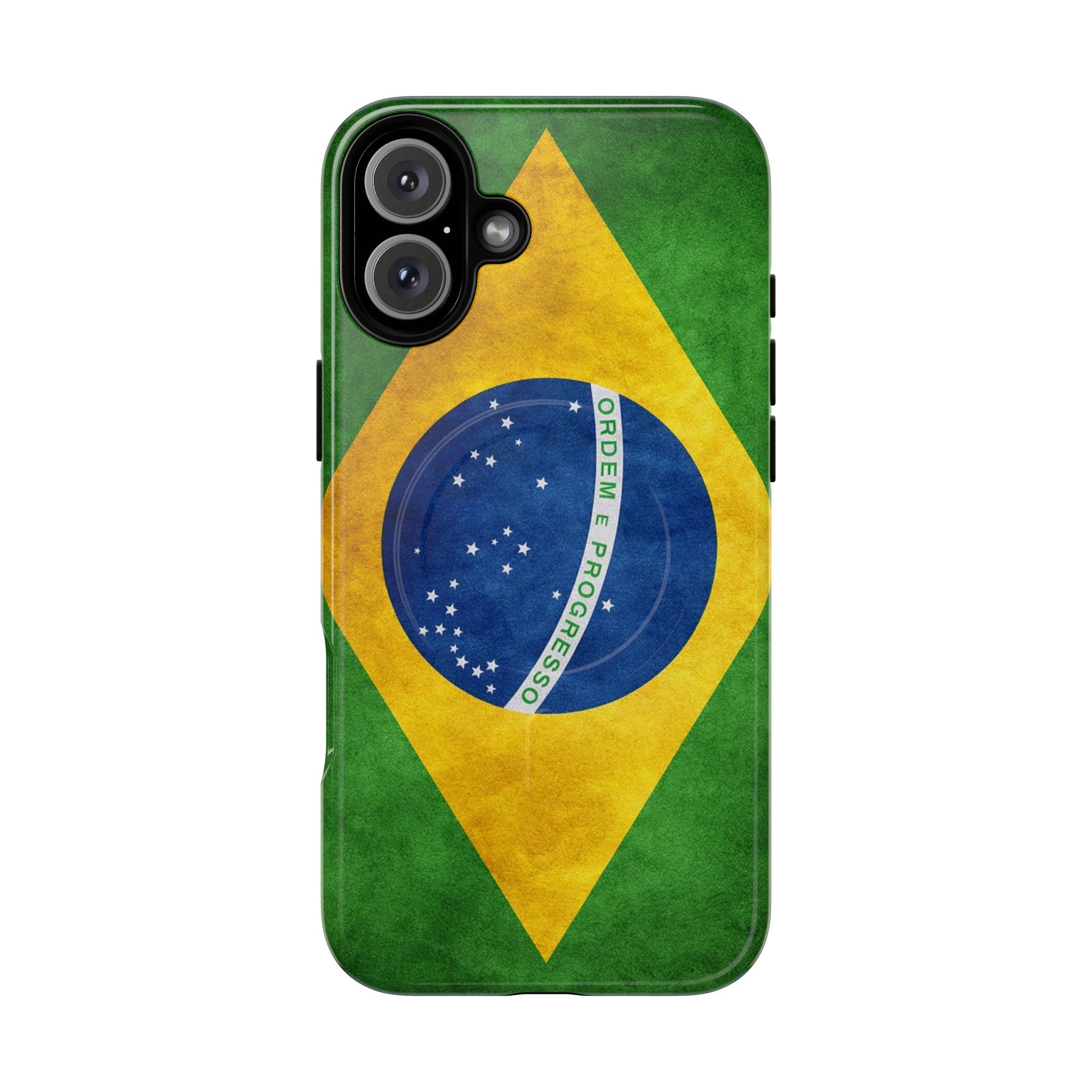 Brazilian Flag Slim MagSafe Case | Ultra-Tough Protective Design