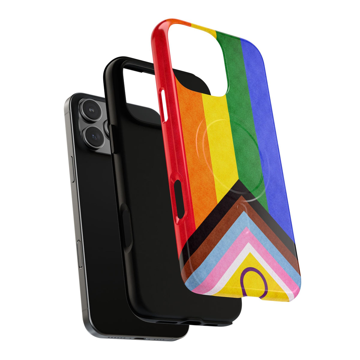 Progressive Pride Flag Slim MagSafe Case | Ultra-Tough Protective Design