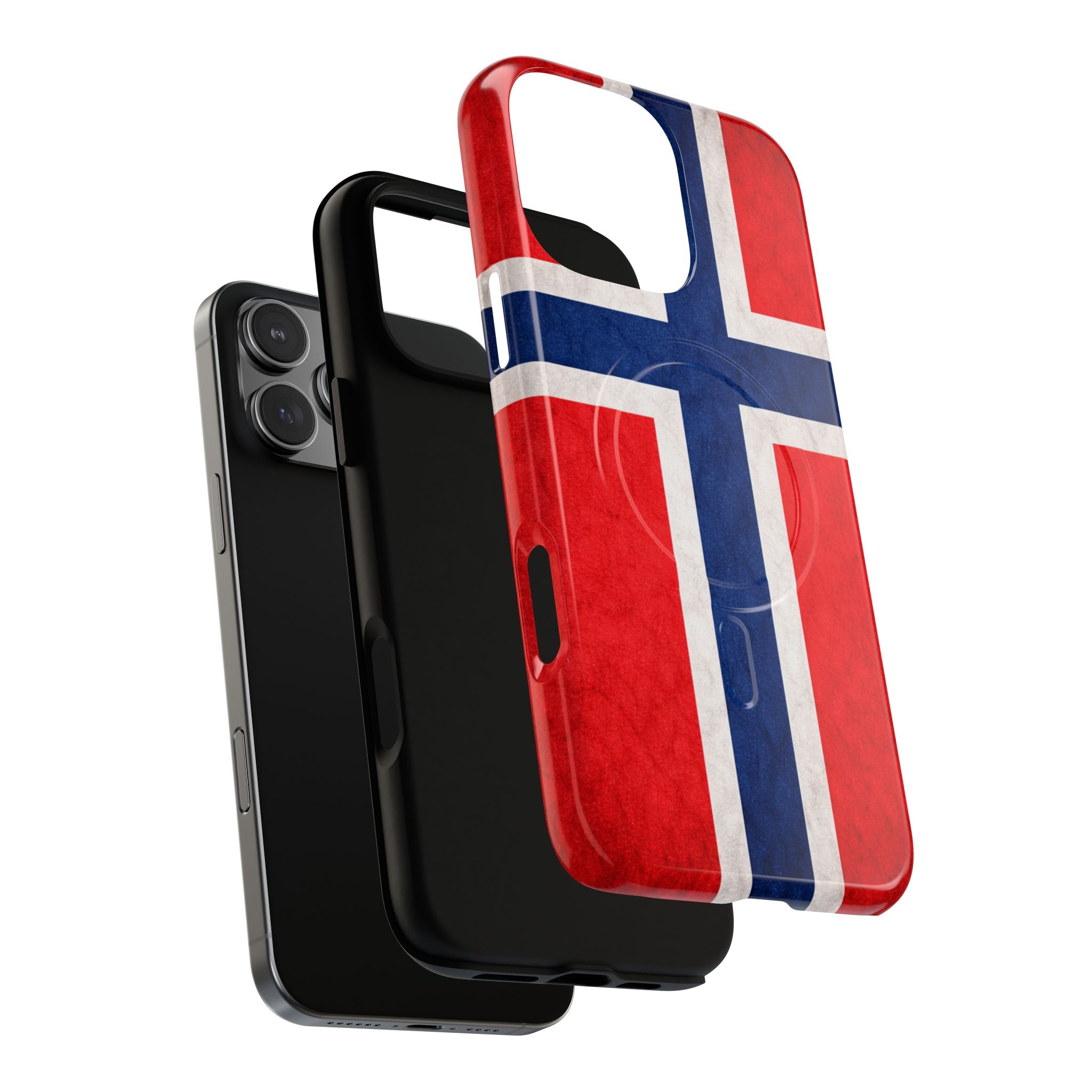 Norwegian Flag Slim MagSafe Case | Ultra-Tough Protective Design