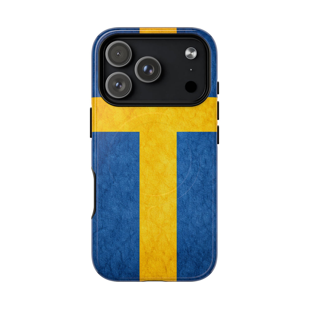 Zweeds Vlag Slank MagSafe Hoesje | Ultra-Sterk Beschermend Ontwerp