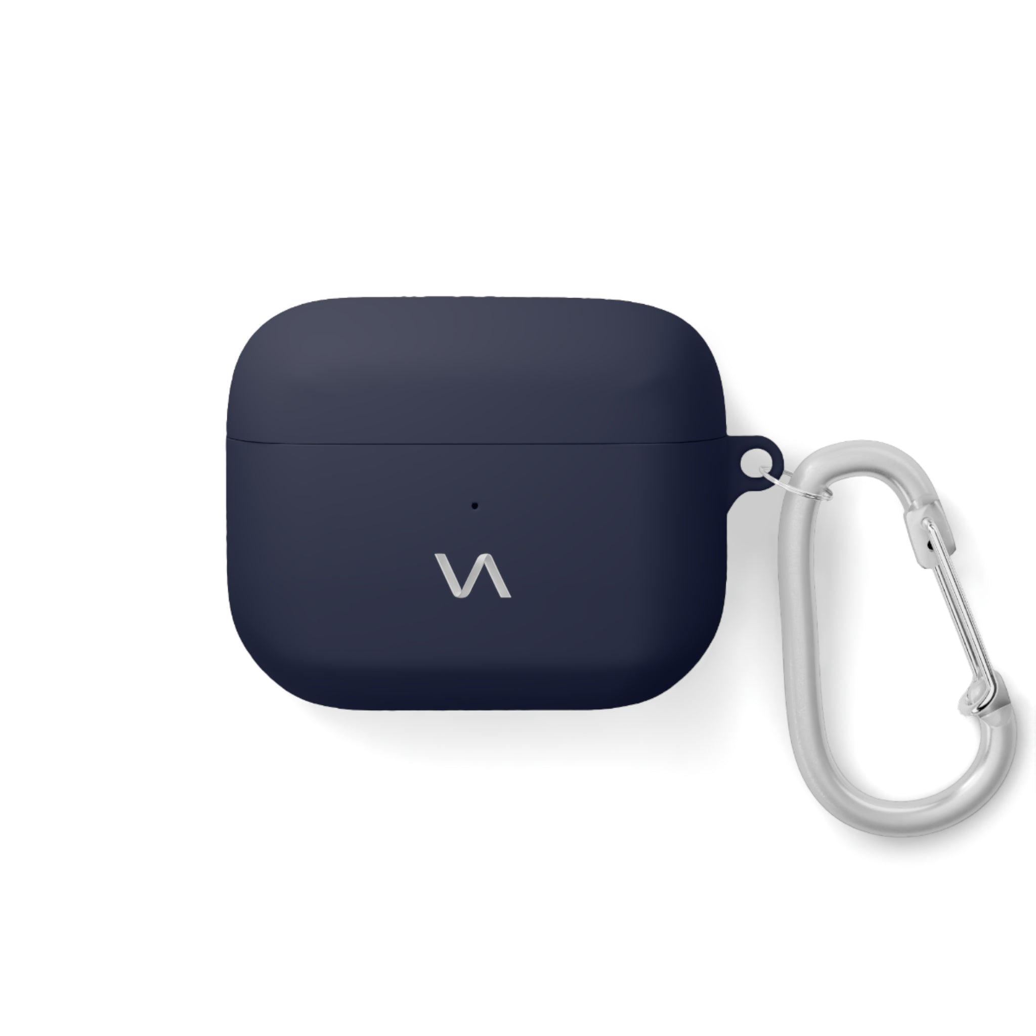 Premium Silicone AirPods Case | Minimal VitaAurea Logo & Carabiner