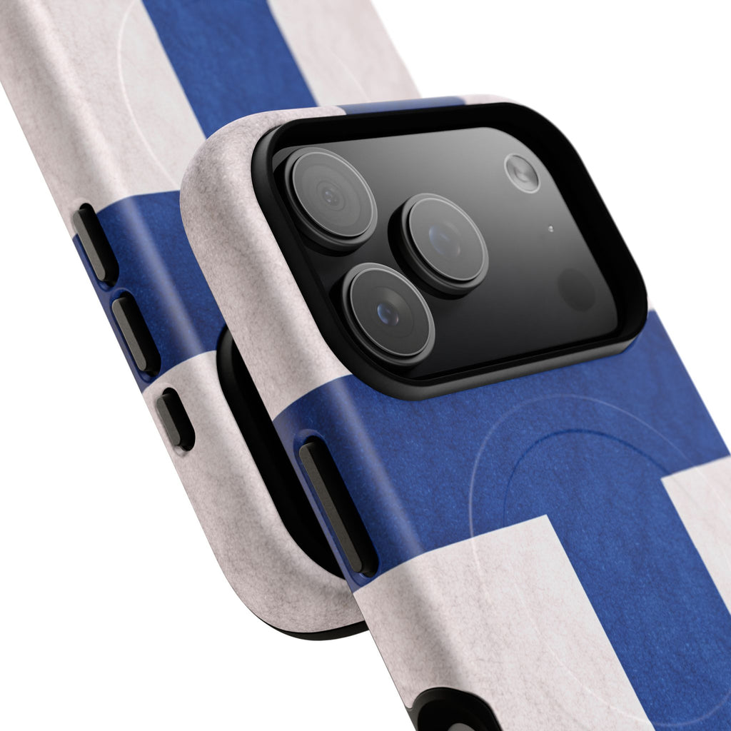 Fins Vlag Slim MagSafe Hoesje | Ultra-Sterke Beschermende Ontwerp