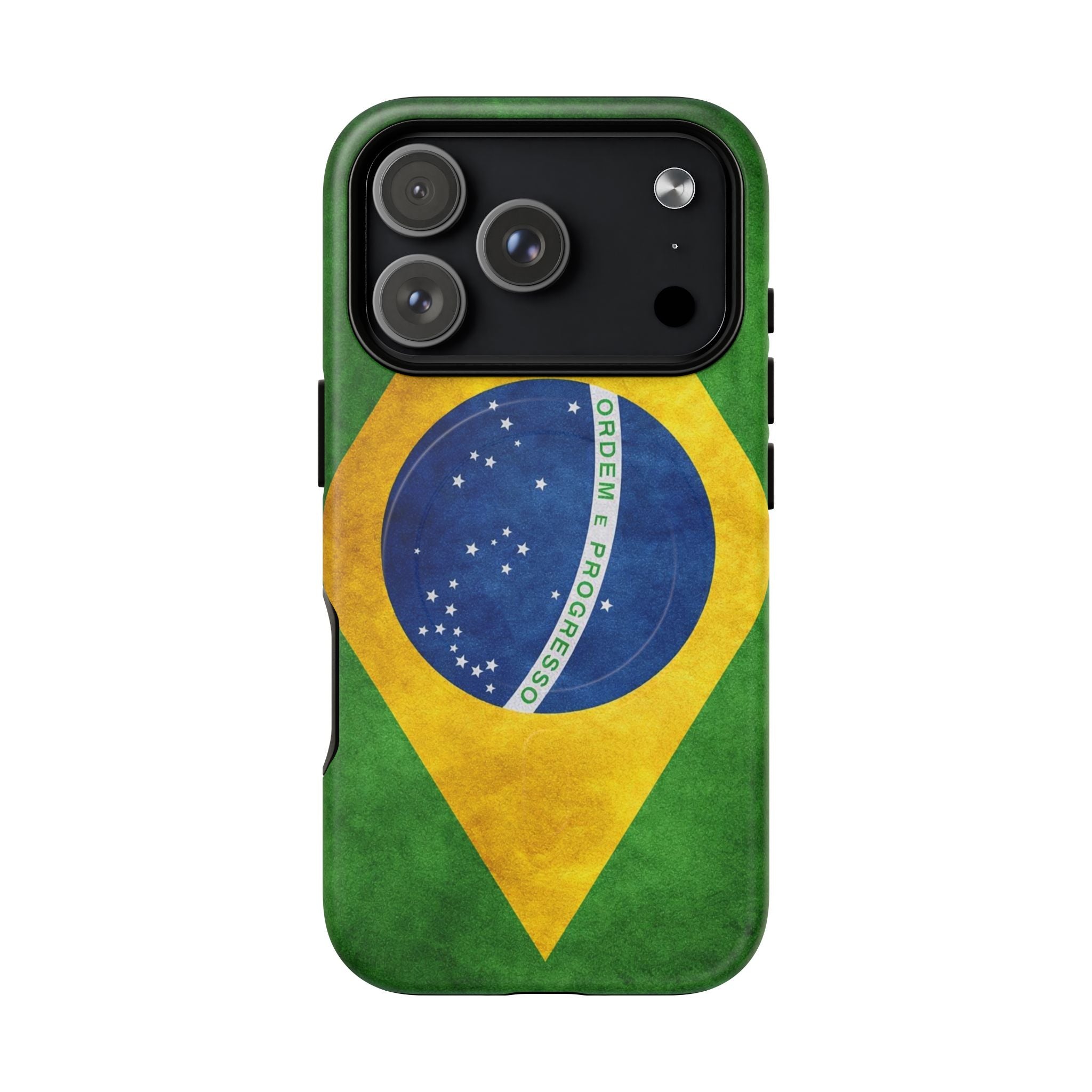 Brazilian Flag Slim MagSafe Case | Ultra-Tough Protective Design