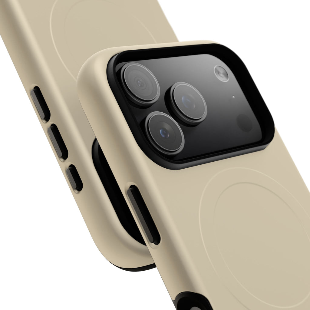 Slanke MagSafe hoes van ivoorkleurige zijde | Ultra-sterk beschermend ontwerp
