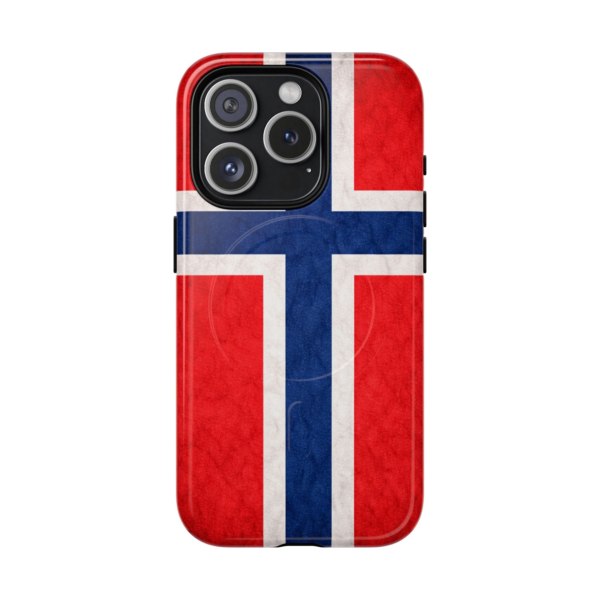 Norwegian Flag Slim MagSafe Case | Ultra-Tough Protective Design