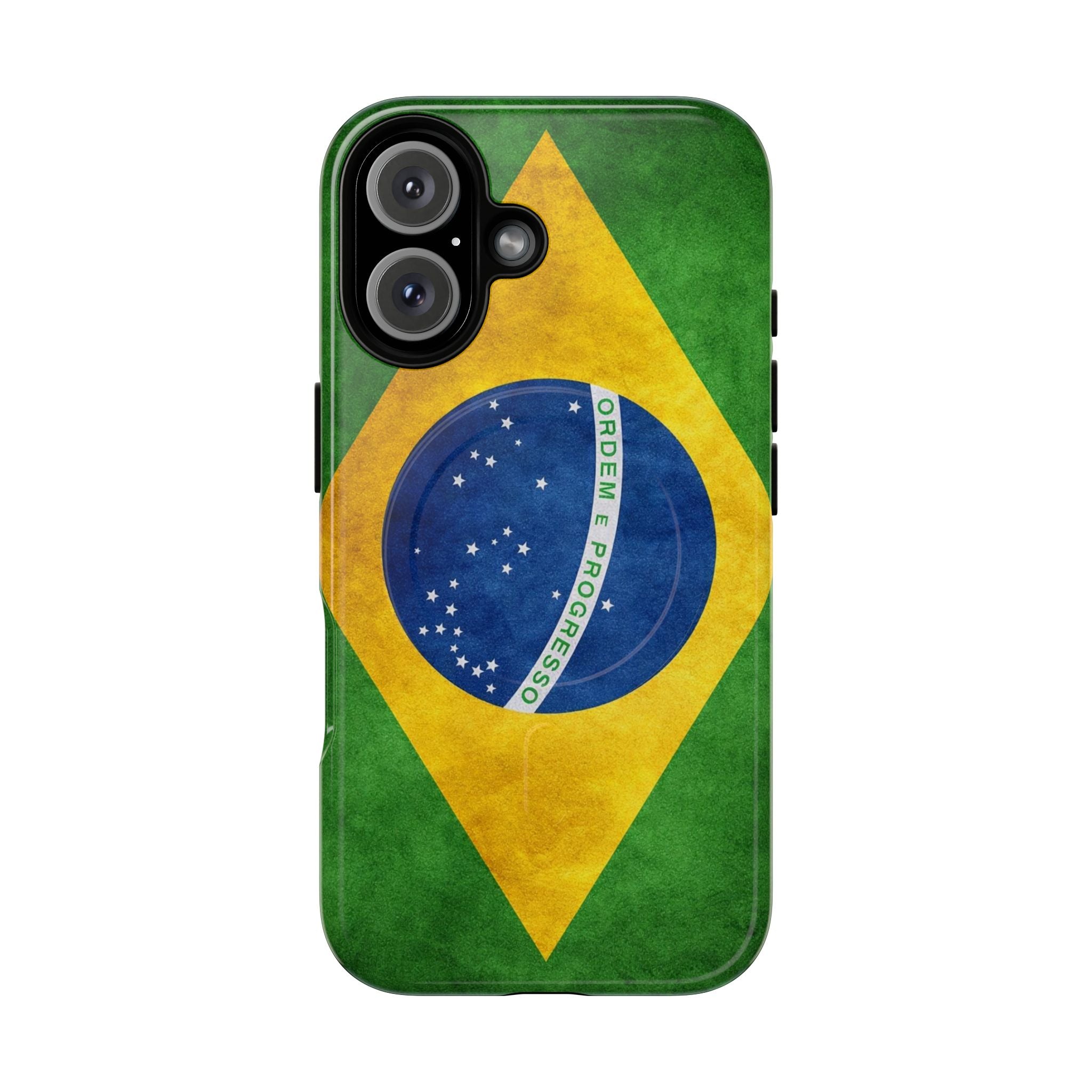 Brazilian Flag Slim MagSafe Case | Ultra-Tough Protective Design