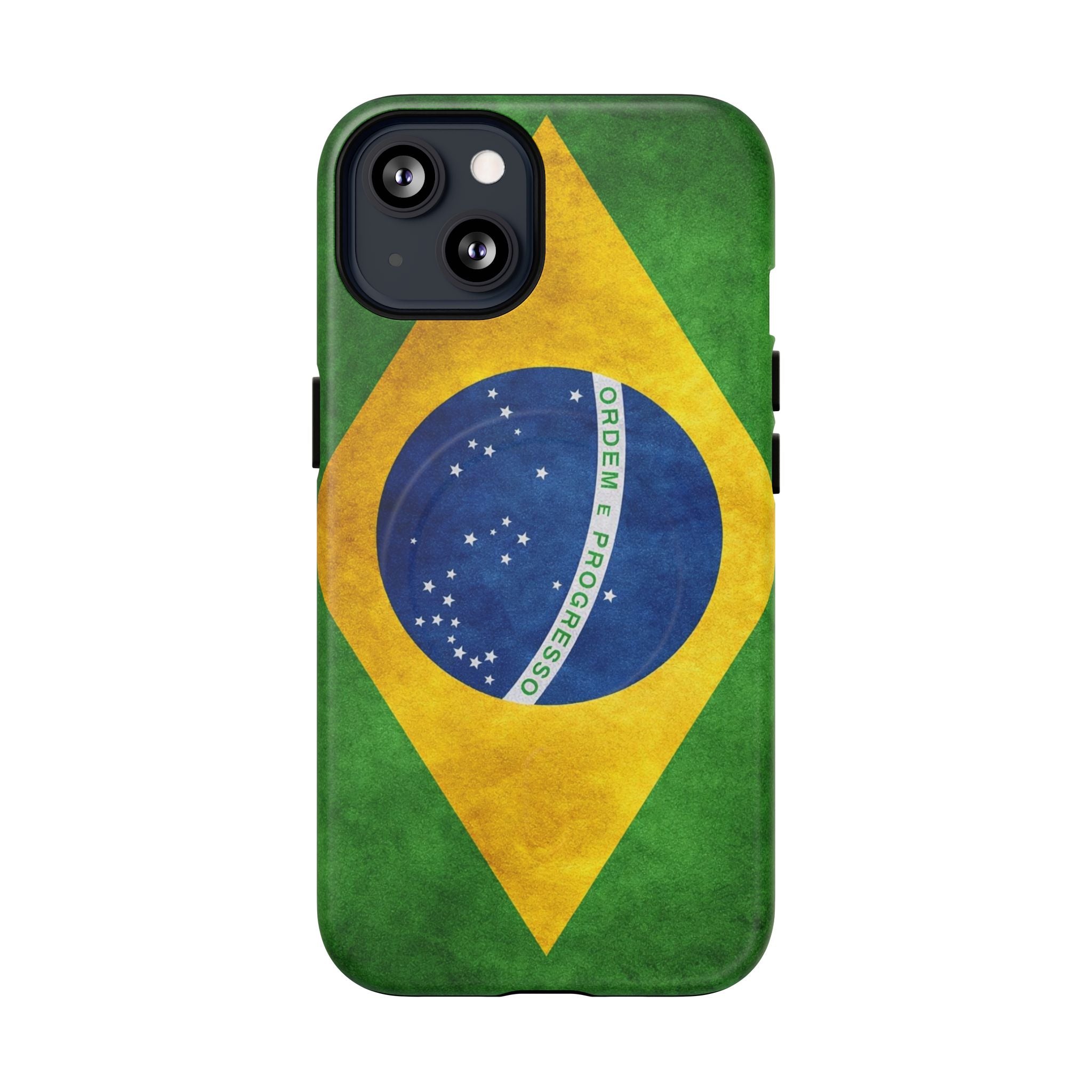 Brazilian Flag Slim MagSafe Case | Ultra-Tough Protective Design