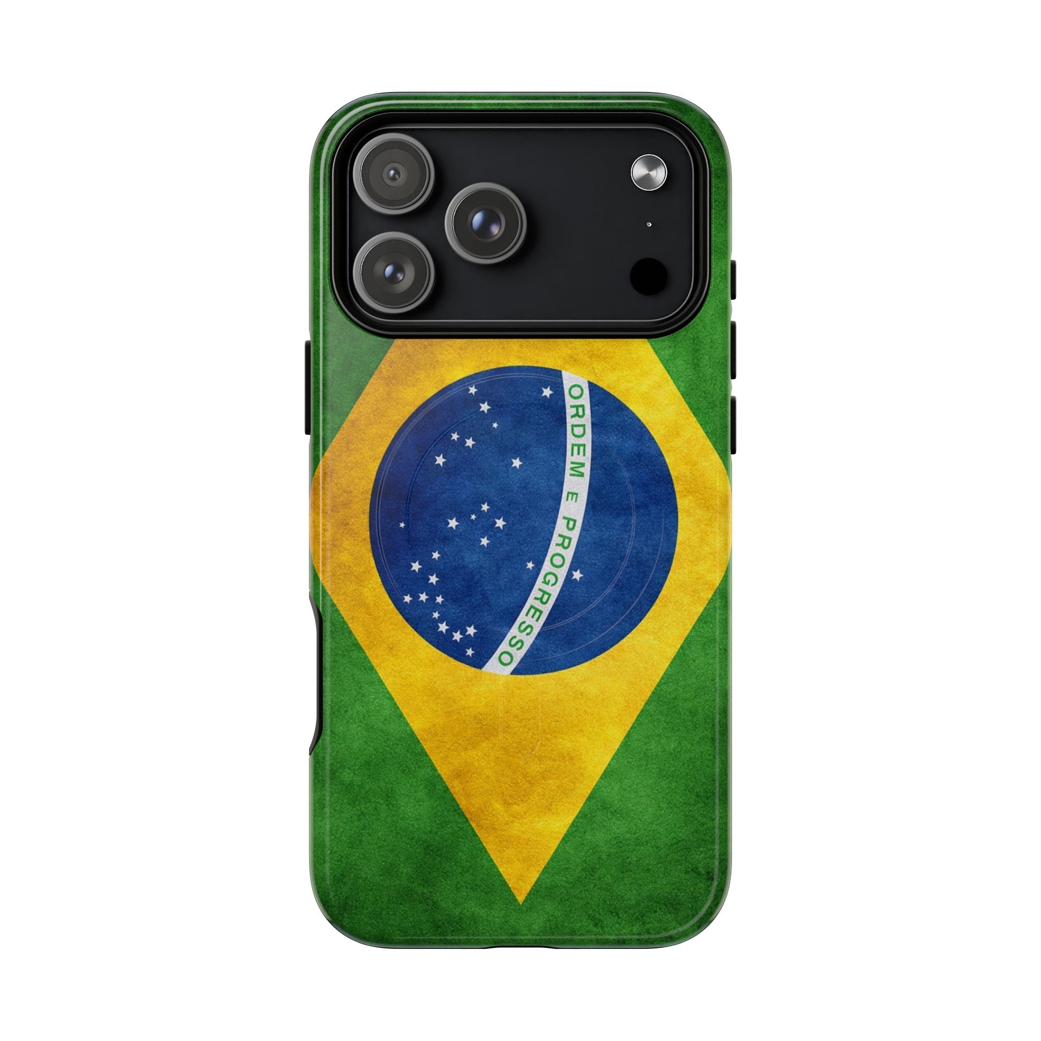 Brazilian Flag Slim MagSafe Case | Ultra-Tough Protective Design