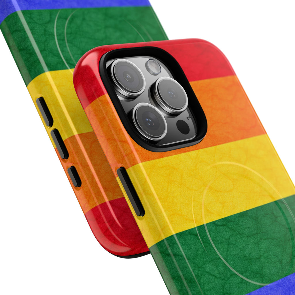 LGBTQ+-vlag Slim MagSafe Hoesje | Ultra-sterk beschermend ontwerp
