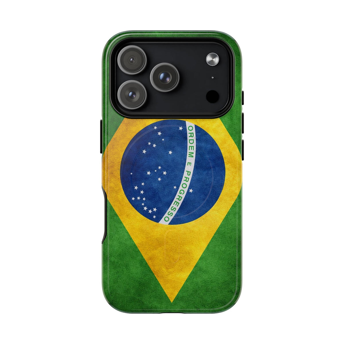 Braziliaanse Vlag Slim MagSafe Hoesje | Ultraslank en Beschermend Ontwerp
