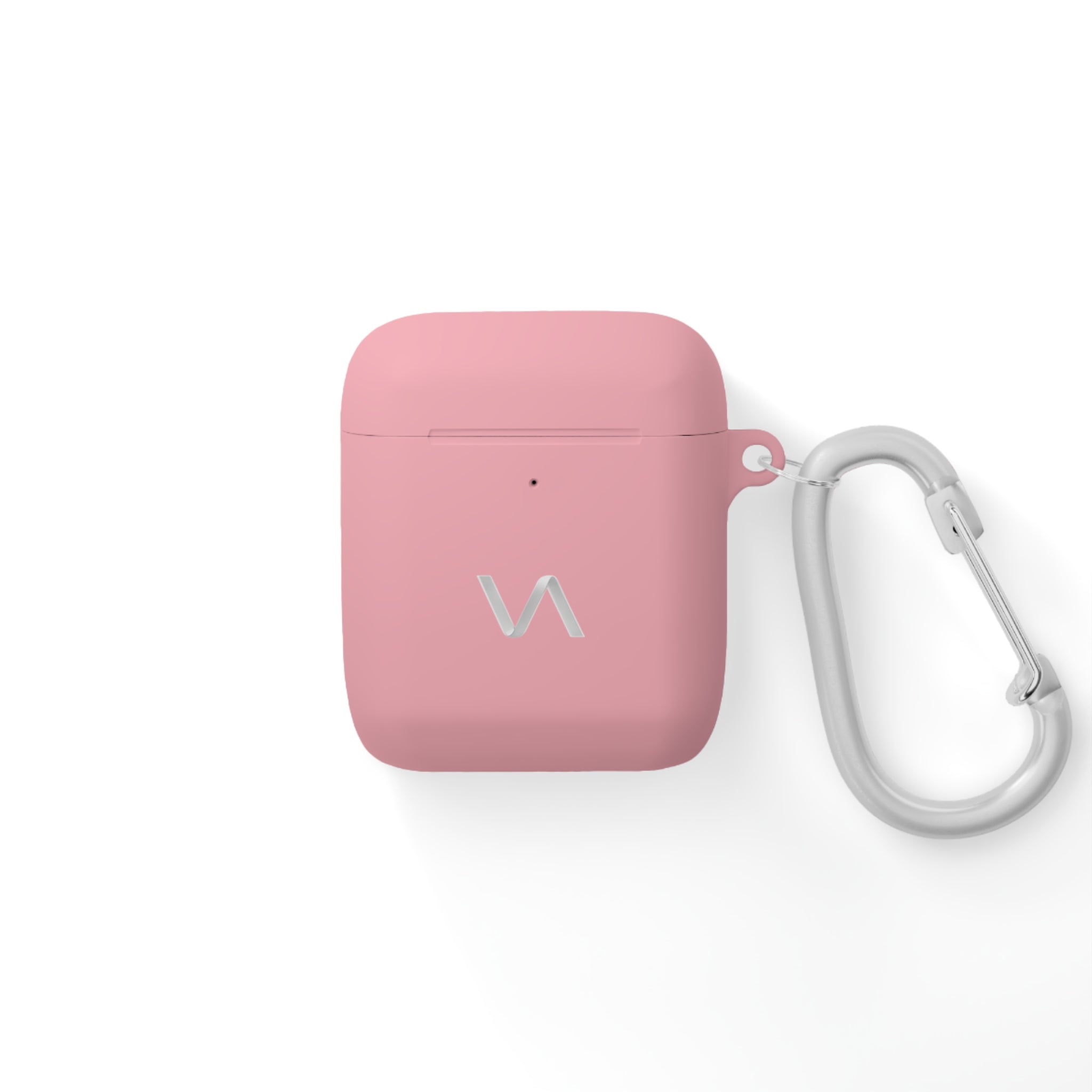 Premium Silicone AirPods Case | Minimal VitaAurea Logo & Carabiner