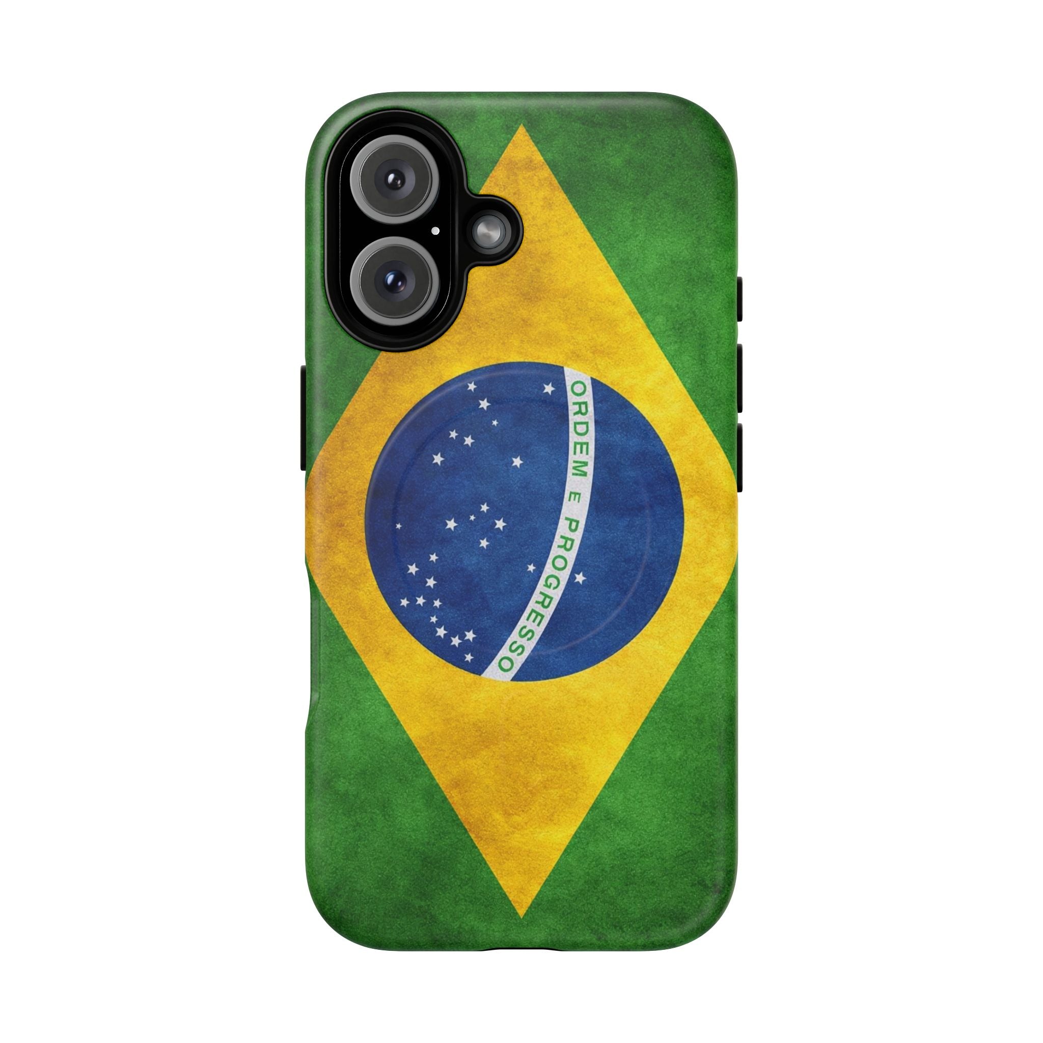 Brazilian Flag Slim MagSafe Case | Ultra-Tough Protective Design
