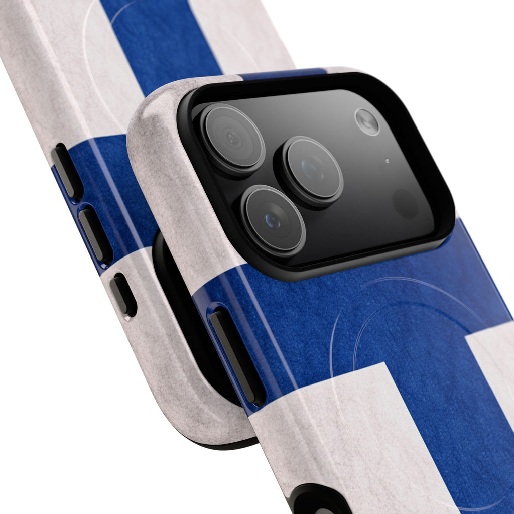 Fins Vlag Slim MagSafe Hoesje | Ultra-Sterke Beschermende Ontwerp