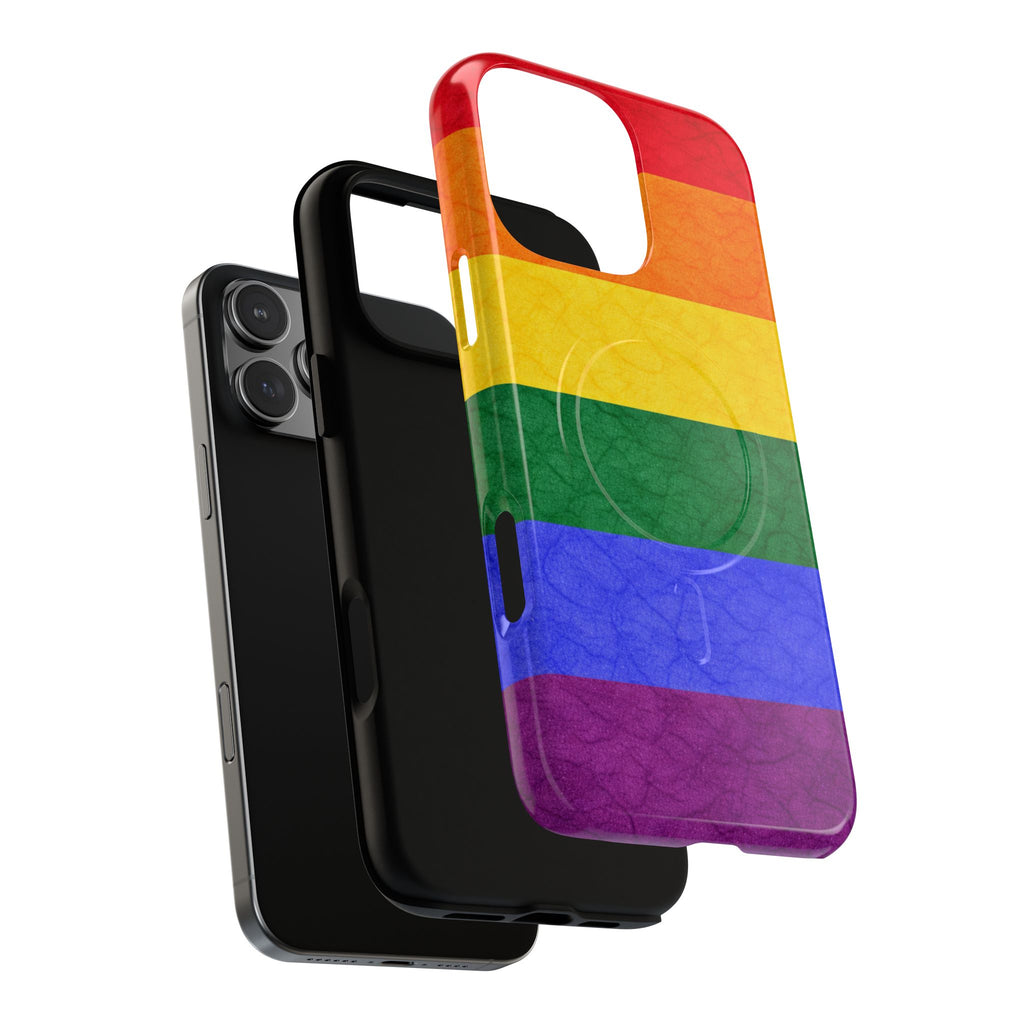 LGBTQ+-vlag Slim MagSafe Hoesje | Ultra-sterk beschermend ontwerp
