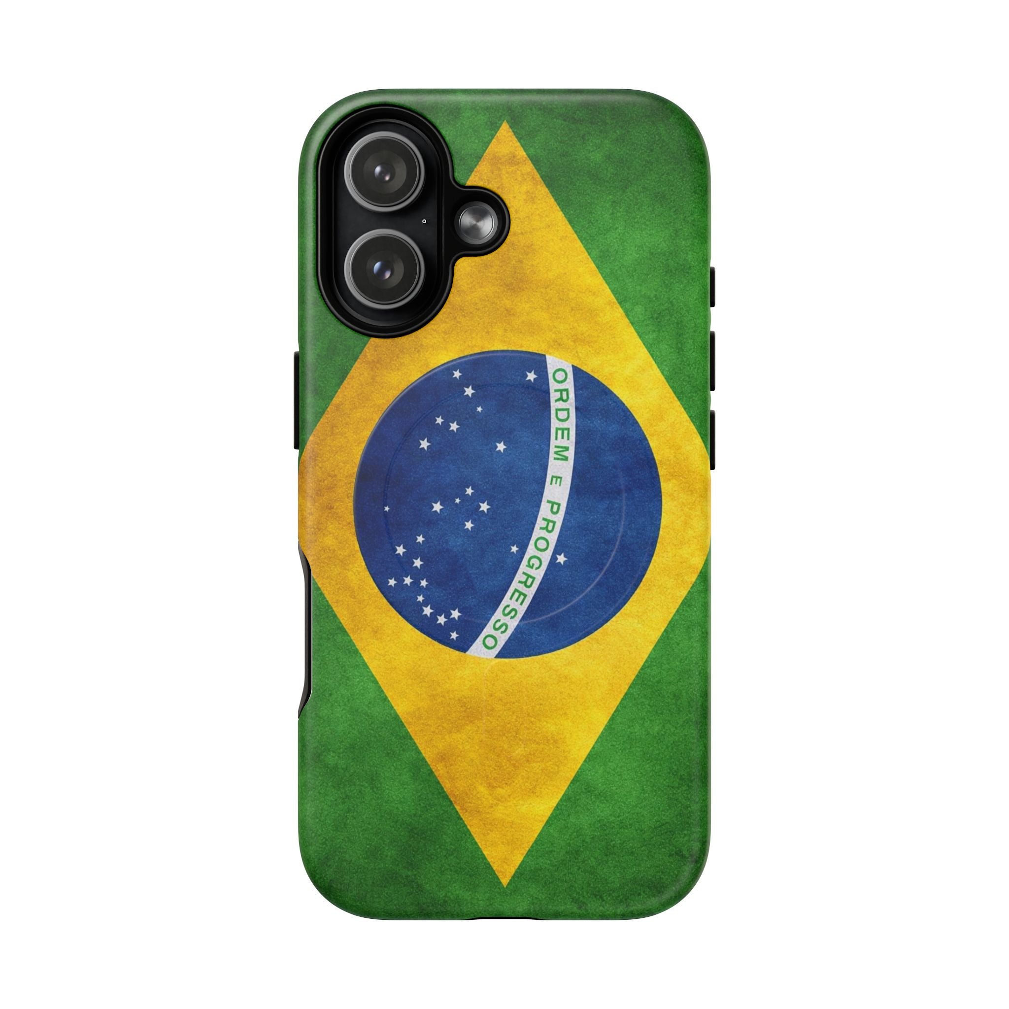 Brazilian Flag Slim MagSafe Case | Ultra-Tough Protective Design