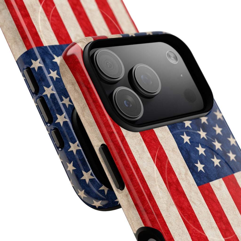 Amerikaanse Vlag Slim MagSafe Hoesje | Ultraslim en Robuust Ontwerp