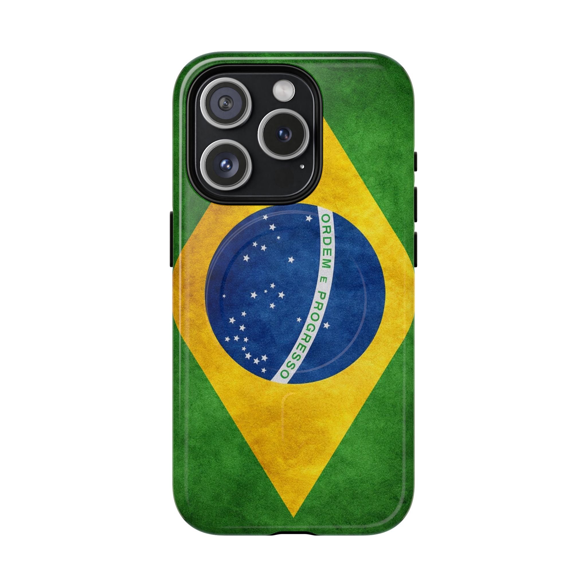 Brazilian Flag Slim MagSafe Case | Ultra-Tough Protective Design
