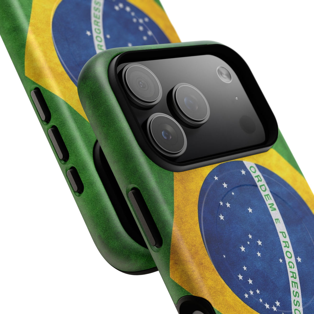 Braziliaanse Vlag Slim MagSafe Hoesje | Ultraslank en Beschermend Ontwerp