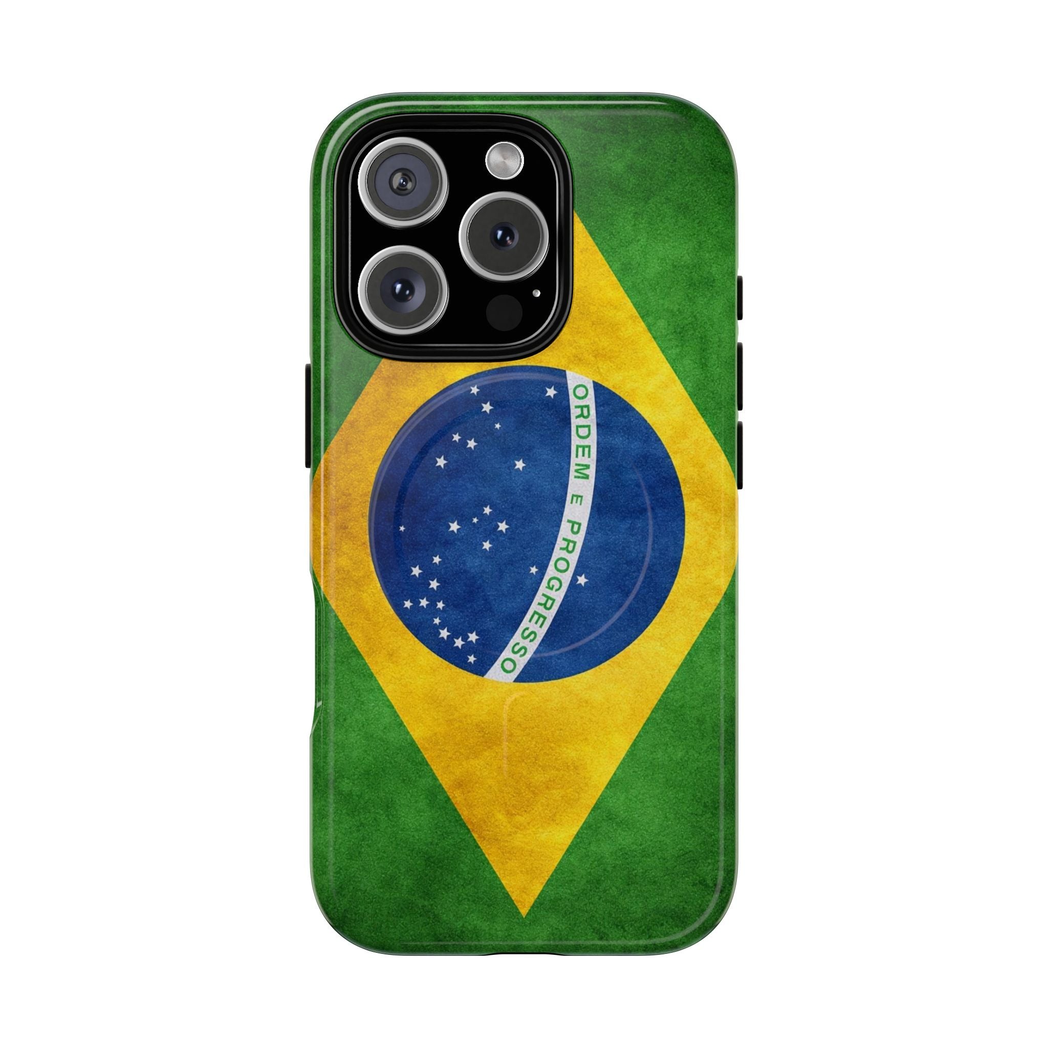 Brazilian Flag Slim MagSafe Case | Ultra-Tough Protective Design