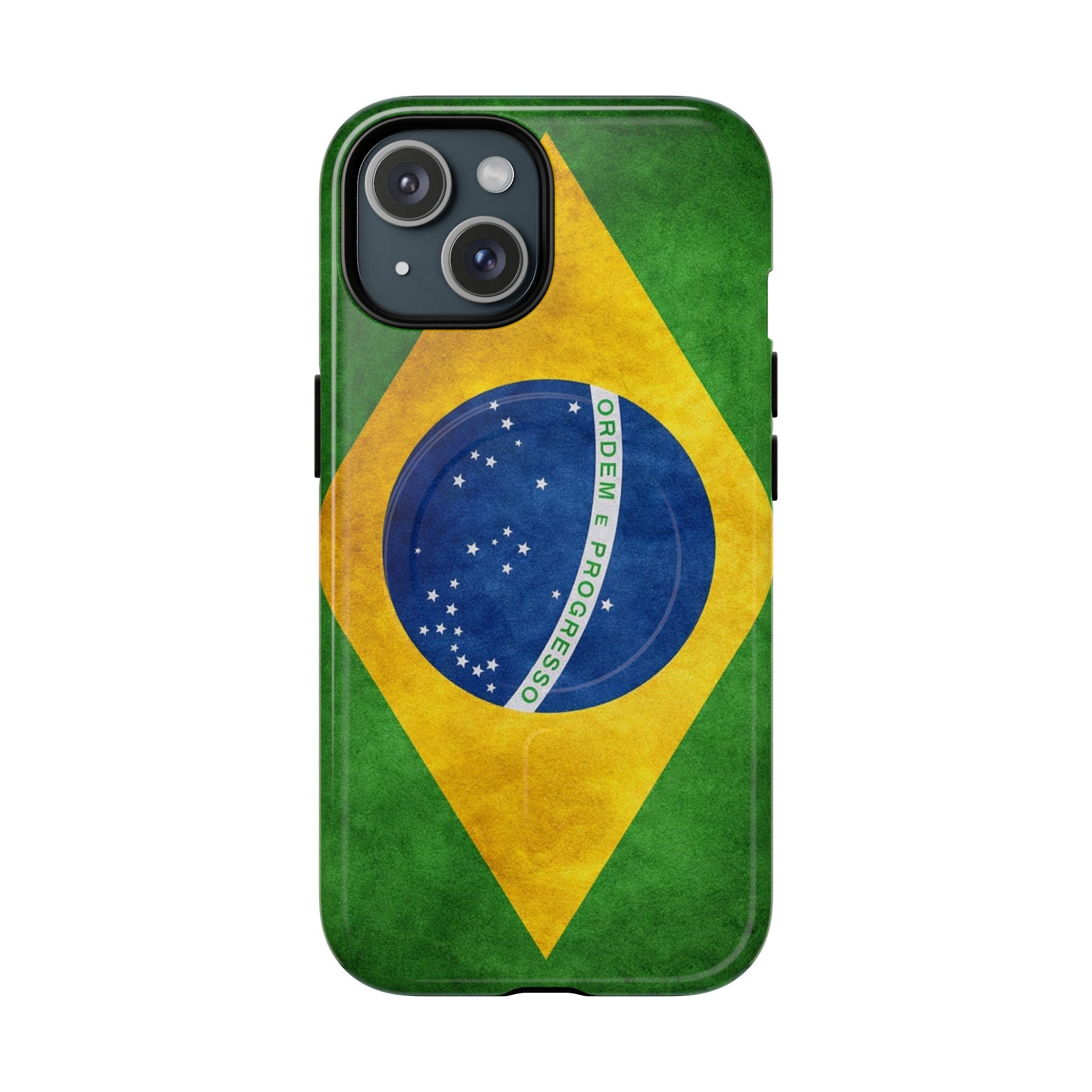 Brazilian Flag Slim MagSafe Case | Ultra-Tough Protective Design