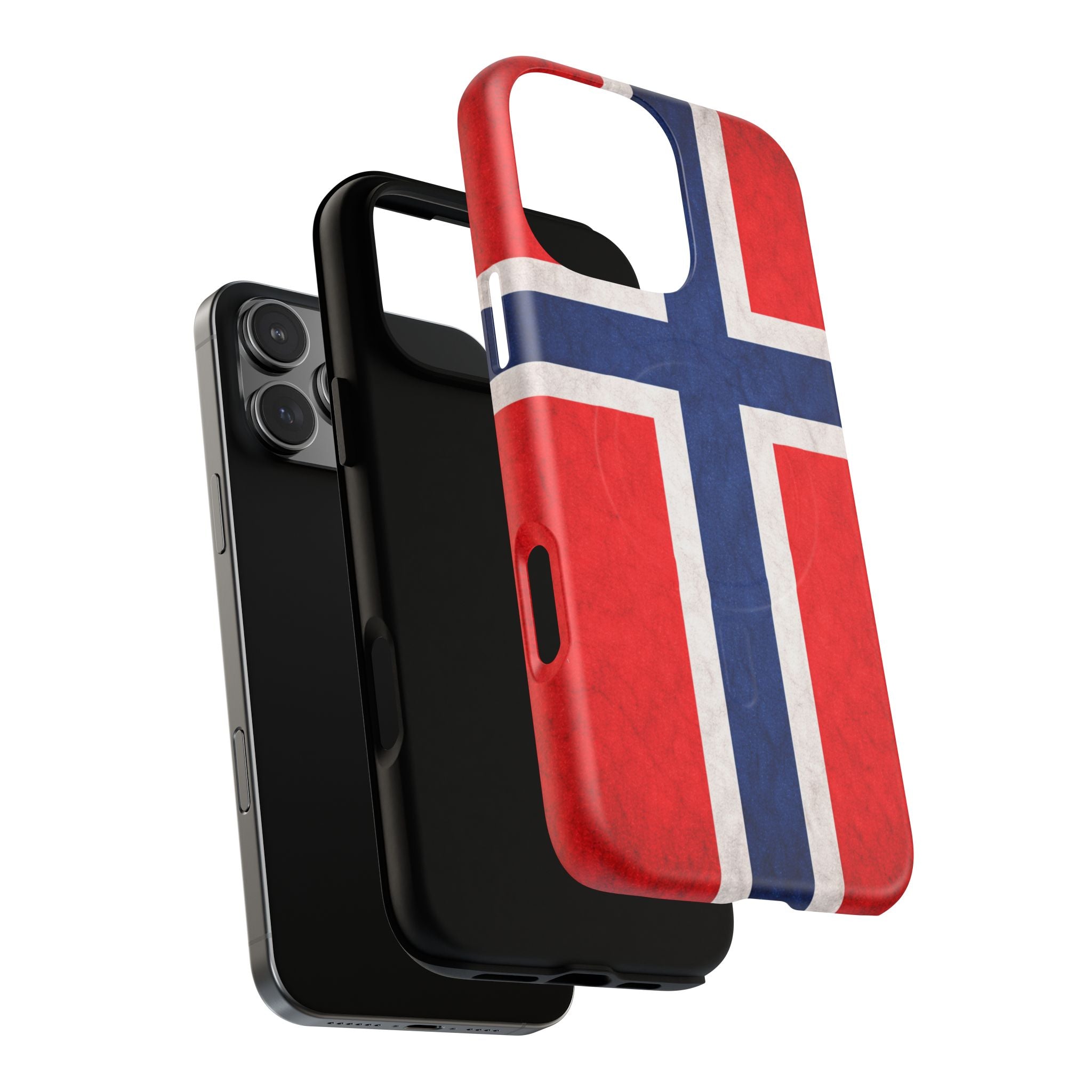 Norwegian Flag Slim MagSafe Case | Ultra-Tough Protective Design