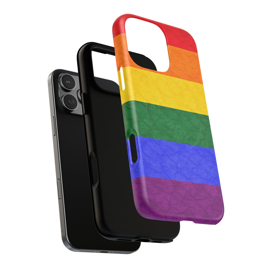 LGBTQ+-vlag Slim MagSafe Hoesje | Ultra-sterk beschermend ontwerp