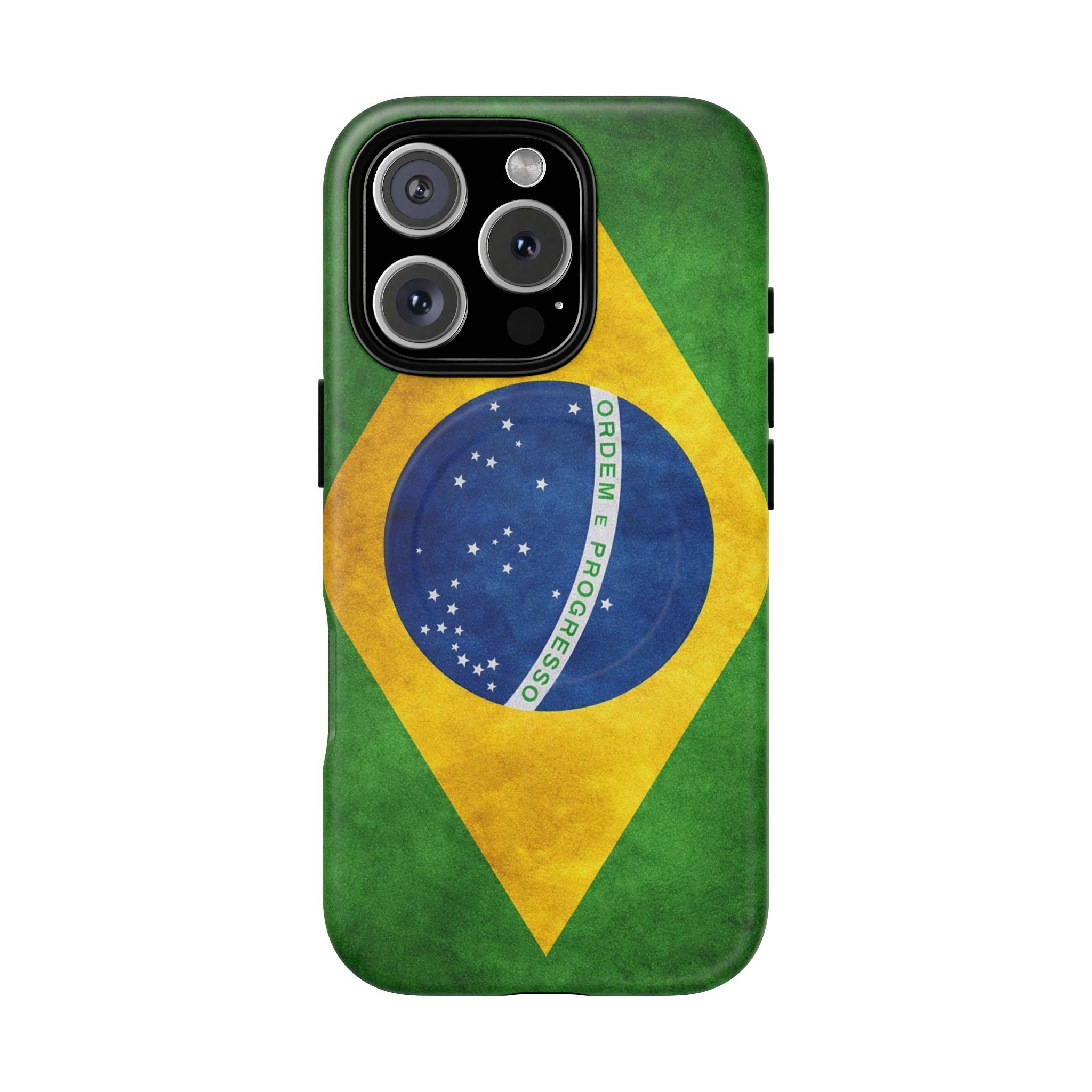 Brazilian Flag Slim MagSafe Case | Ultra-Tough Protective Design