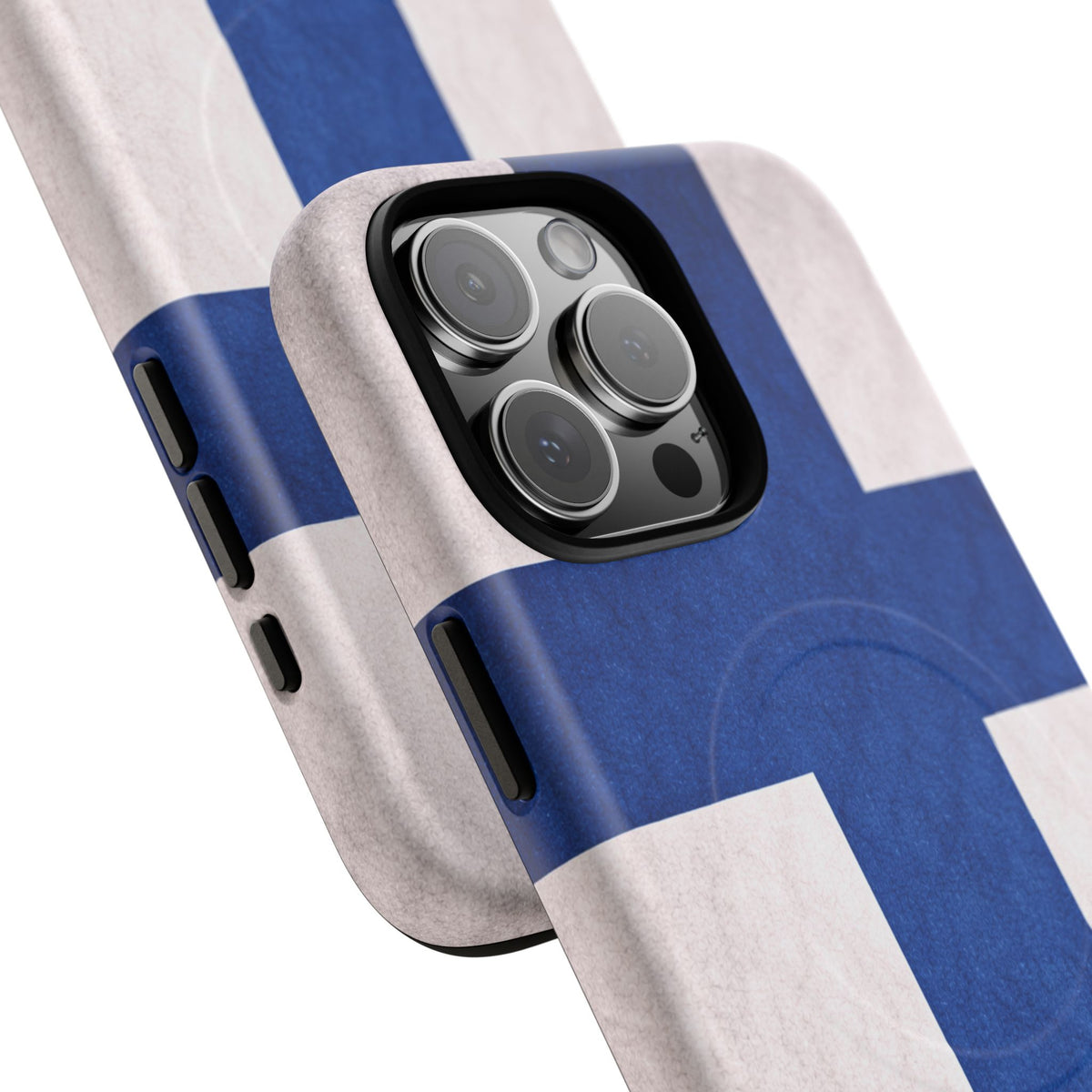 Fins Vlag Slim MagSafe Hoesje | Ultra-Sterke Beschermende Ontwerp