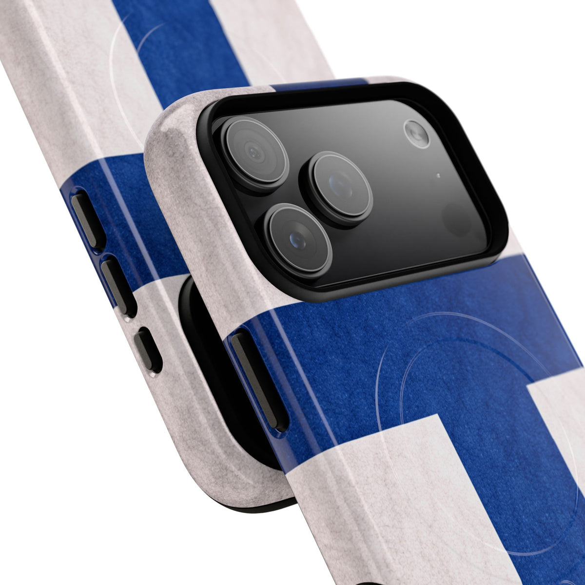 Fins Vlag Slim MagSafe Hoesje | Ultra-Sterke Beschermende Ontwerp