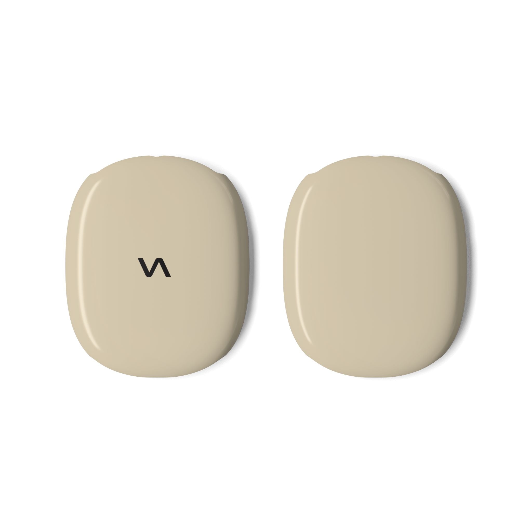 AirPods Max Ear Cup Covers  - Matte & Glossy Ivory Silk