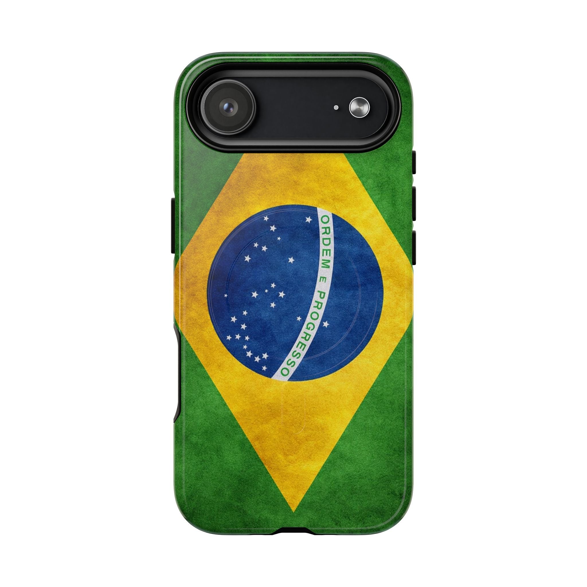 Brazilian Flag Slim MagSafe Case | Ultra-Tough Protective Design