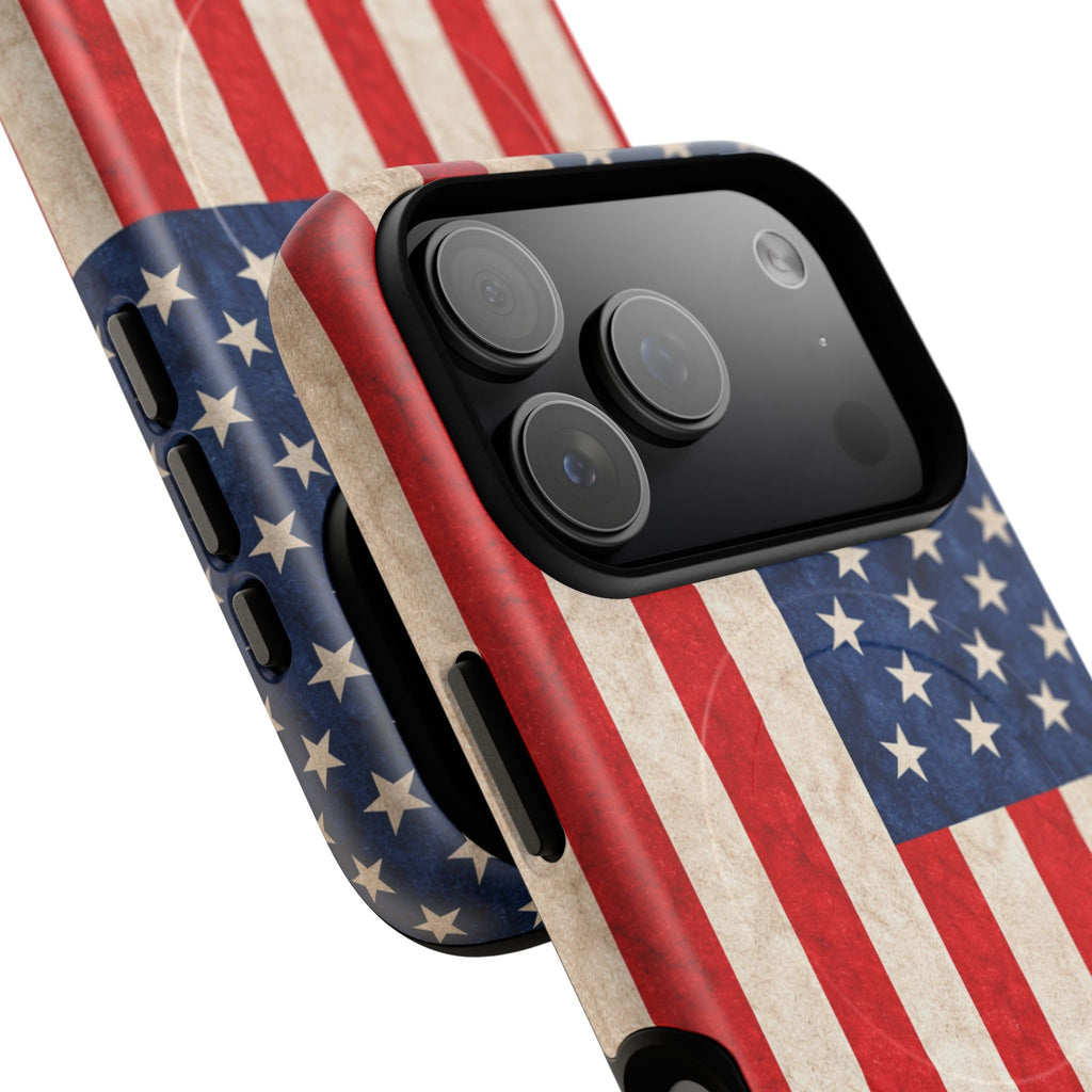 Amerikaanse Vlag Slim MagSafe Hoesje | Ultraslim en Robuust Ontwerp