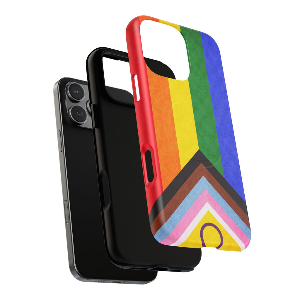 Progressive Pride Flag Slim MagSafe Case | Ultra-Tough Protective Design