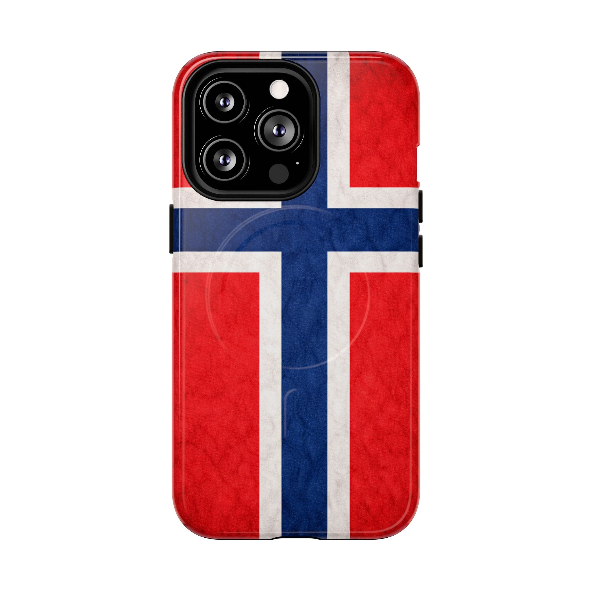 Norwegian Flag Slim MagSafe Case | Ultra-Tough Protective Design