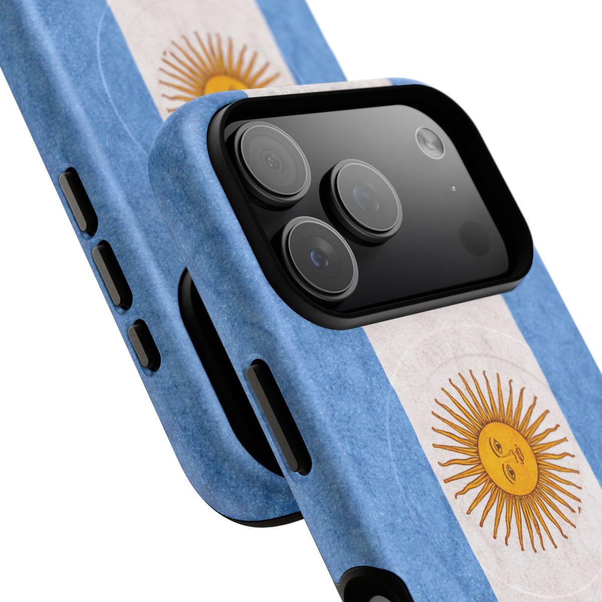 Argentijnse Vlag Slim MagSafe Hoesje | Ultra-Sterk Beschermend Ontwerp