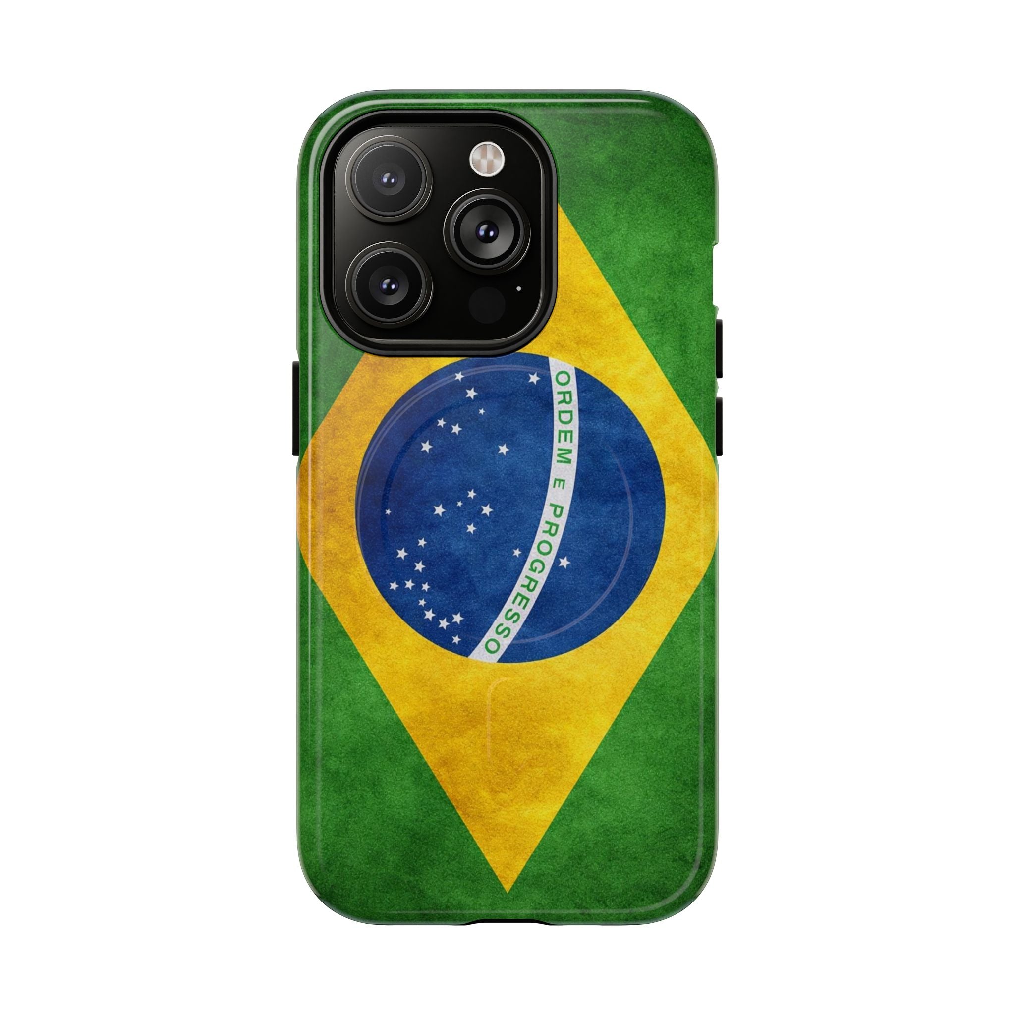 Brazilian Flag Slim MagSafe Case | Ultra-Tough Protective Design