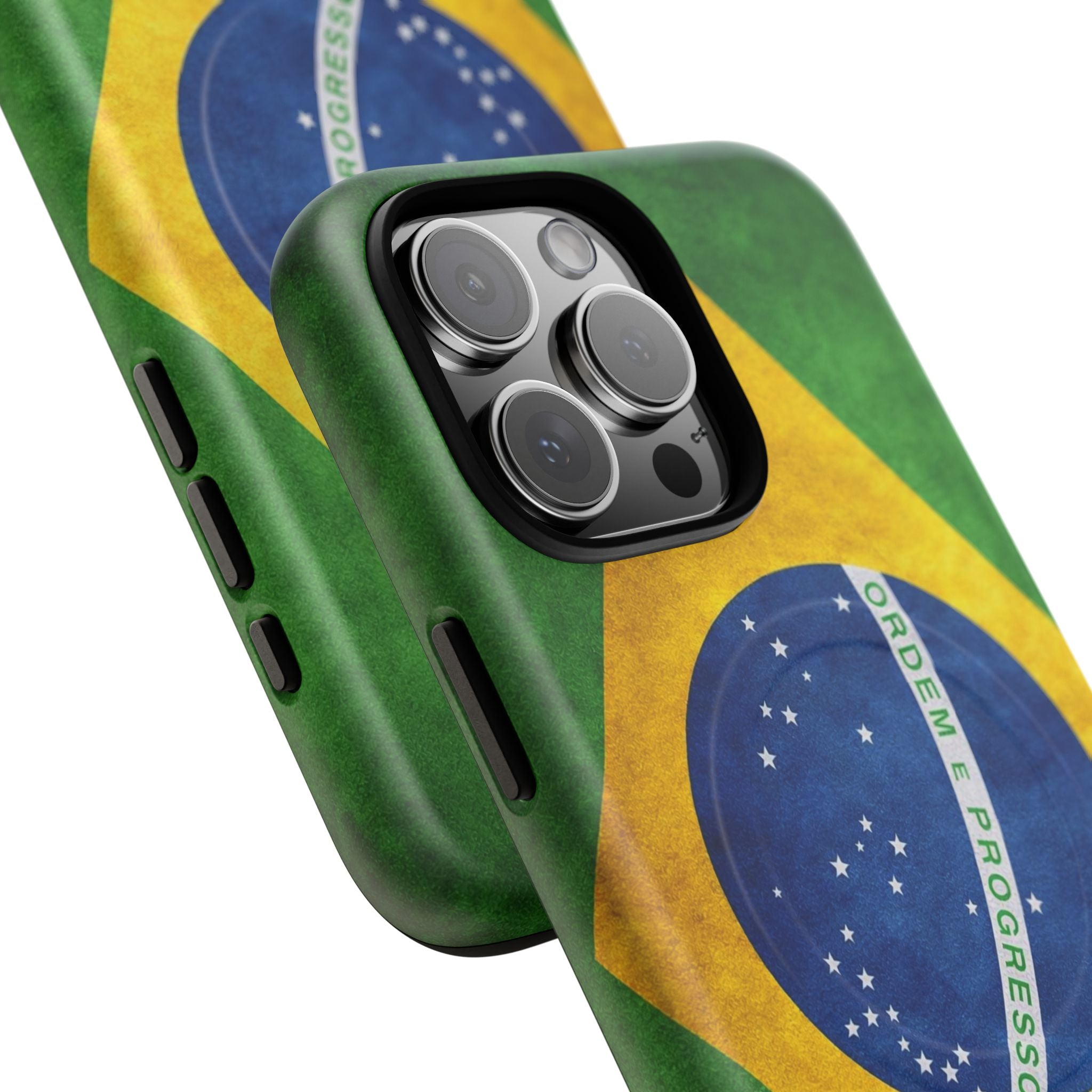 Brazilian Flag Slim MagSafe Case | Ultra-Tough Protective Design