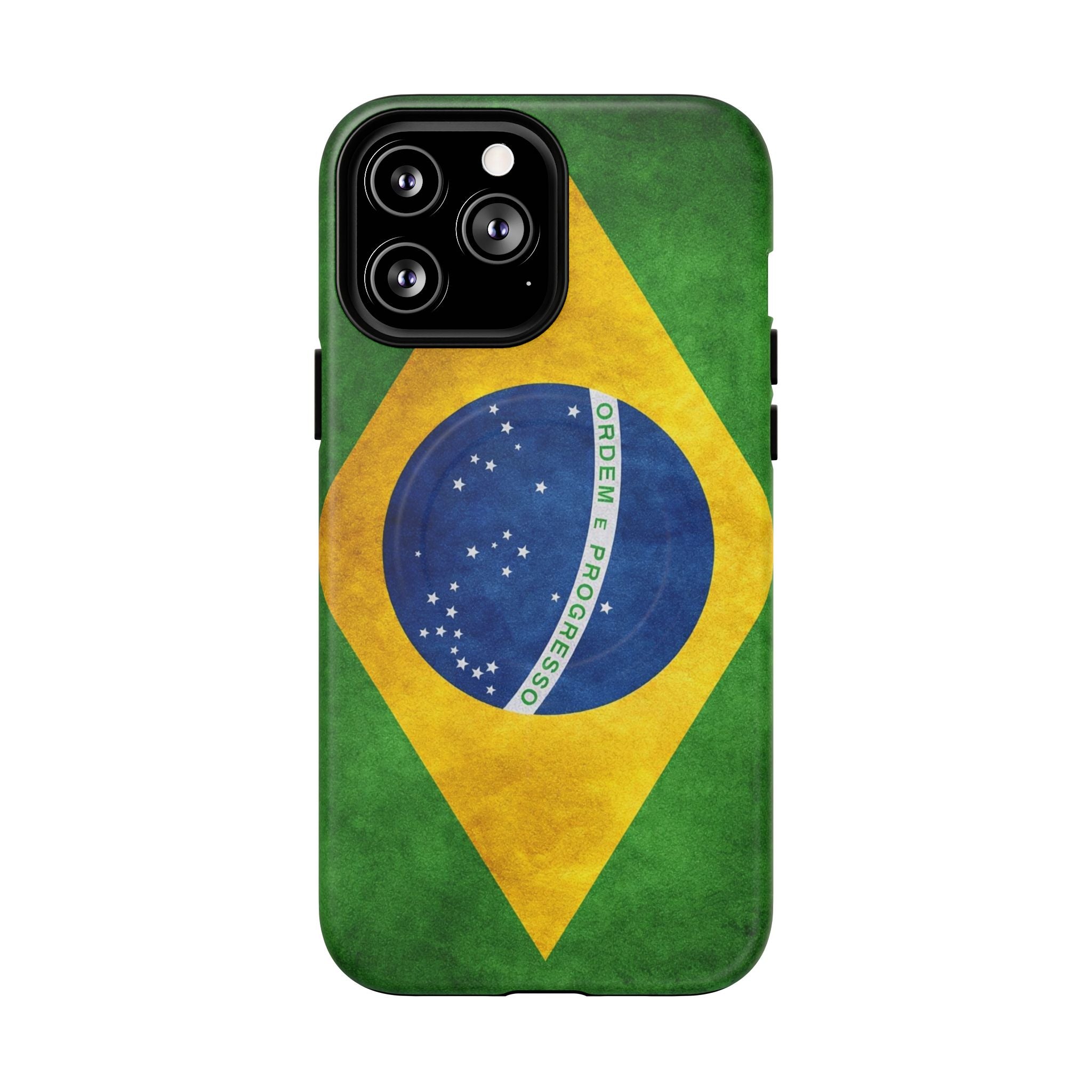 Brazilian Flag Slim MagSafe Case | Ultra-Tough Protective Design