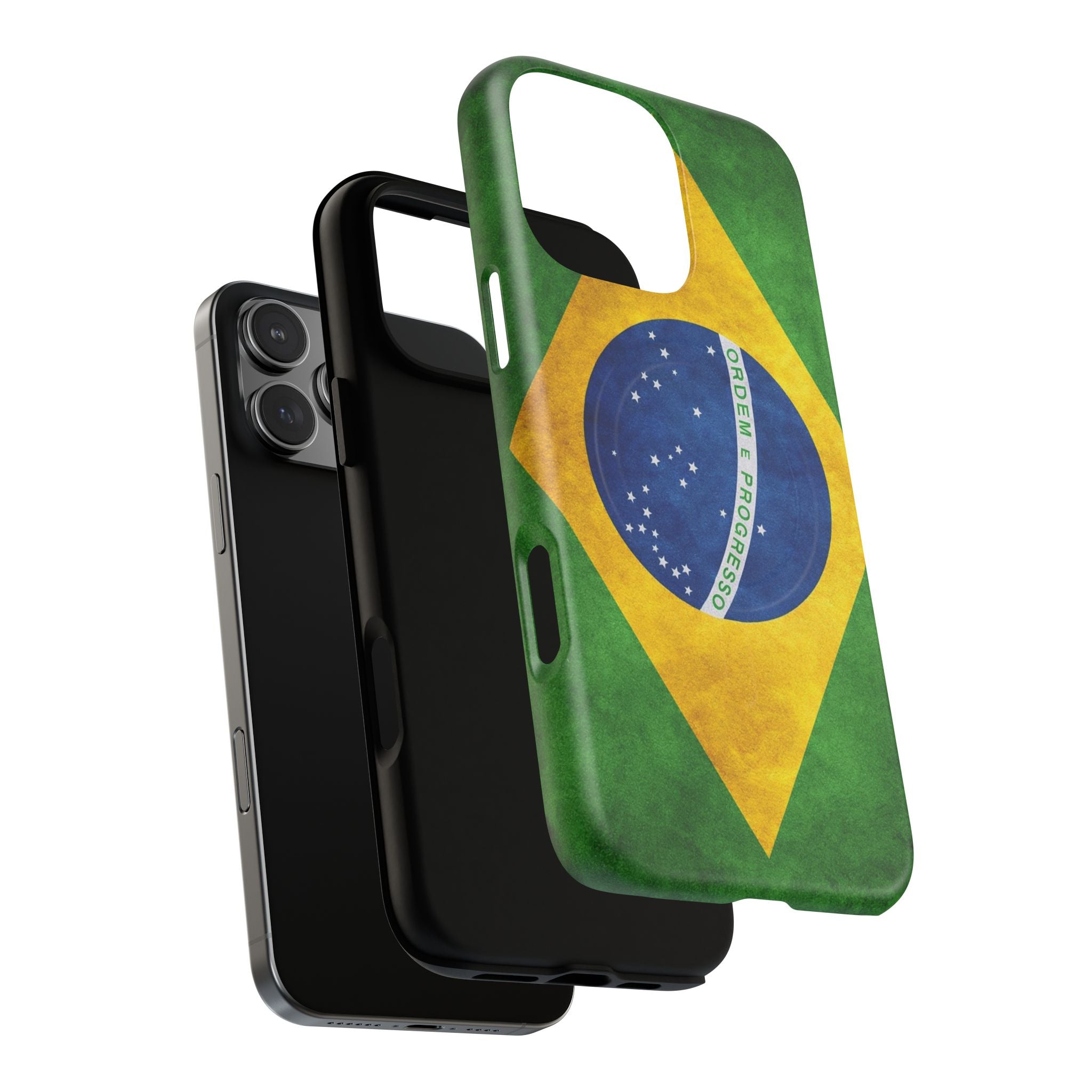 Brazilian Flag Slim MagSafe Case | Ultra-Tough Protective Design
