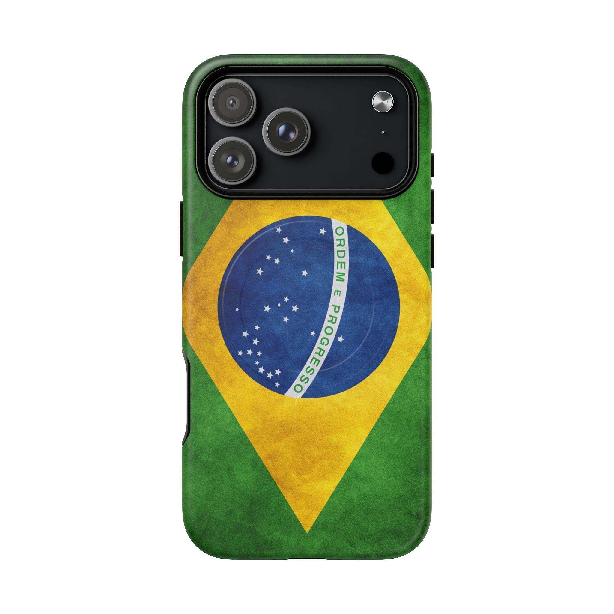 Brazilian Flag Slim MagSafe Case | Ultra-Tough Protective Design