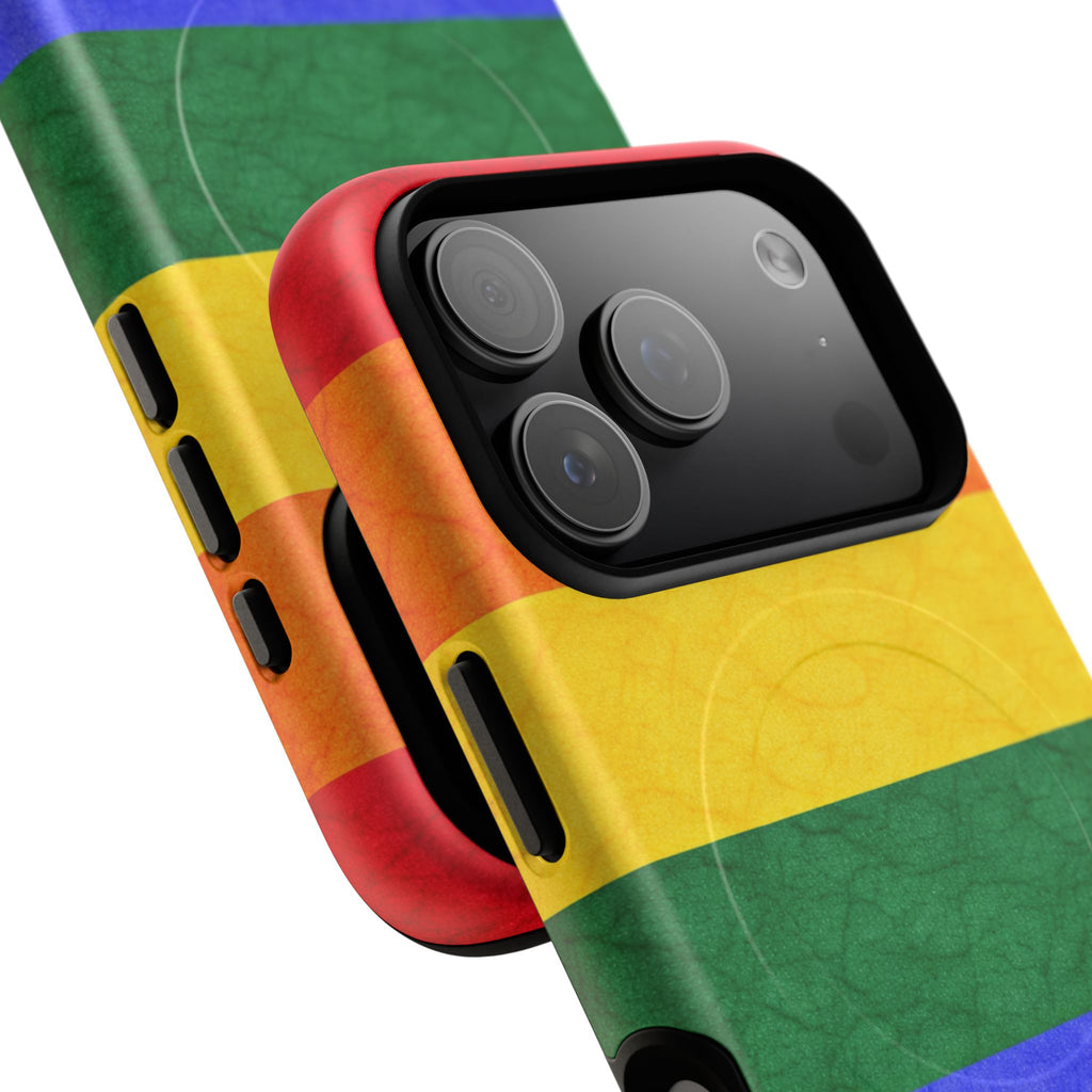 LGBTQ+-vlag Slim MagSafe Hoesje | Ultra-sterk beschermend ontwerp