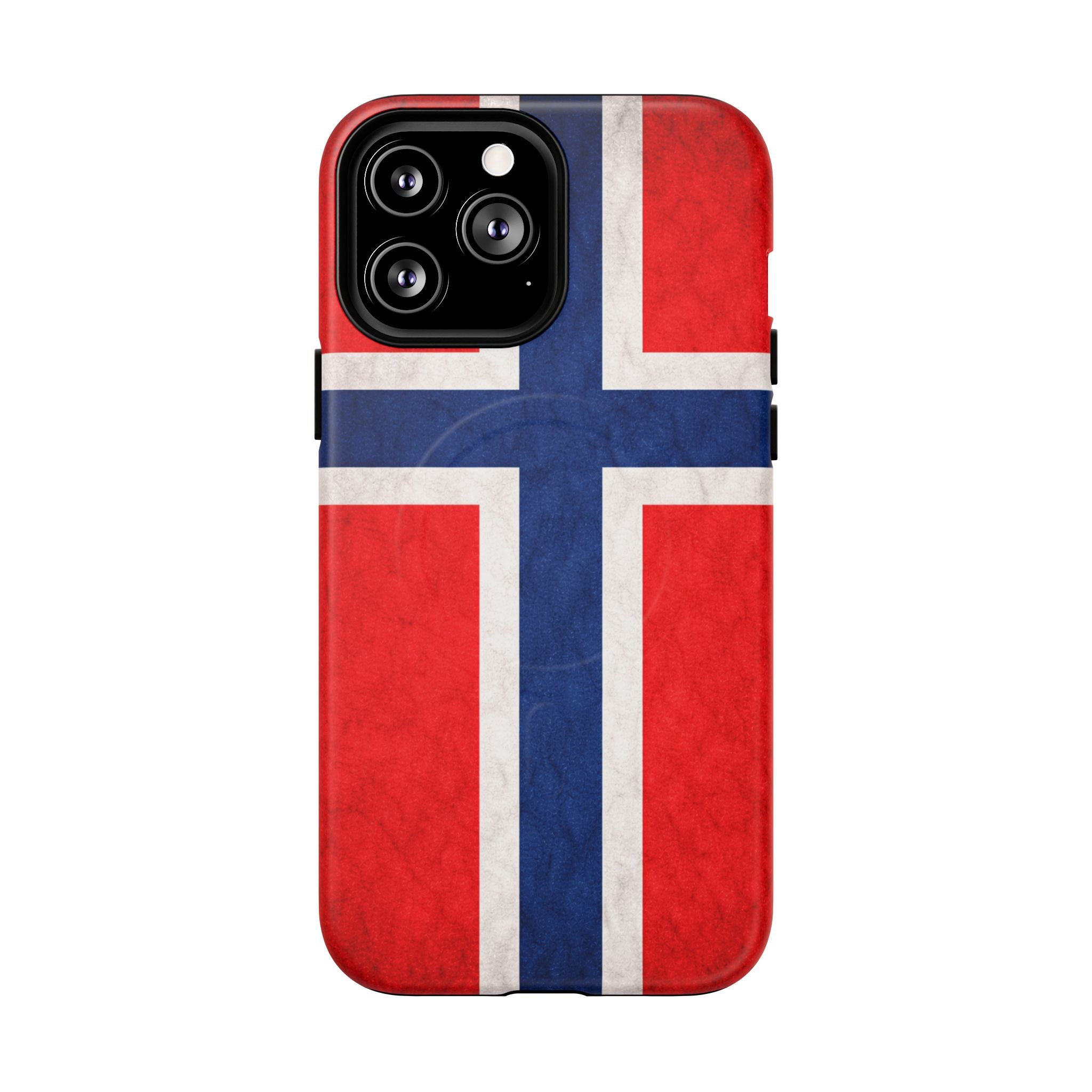 Norwegian Flag Slim MagSafe Case | Ultra-Tough Protective Design
