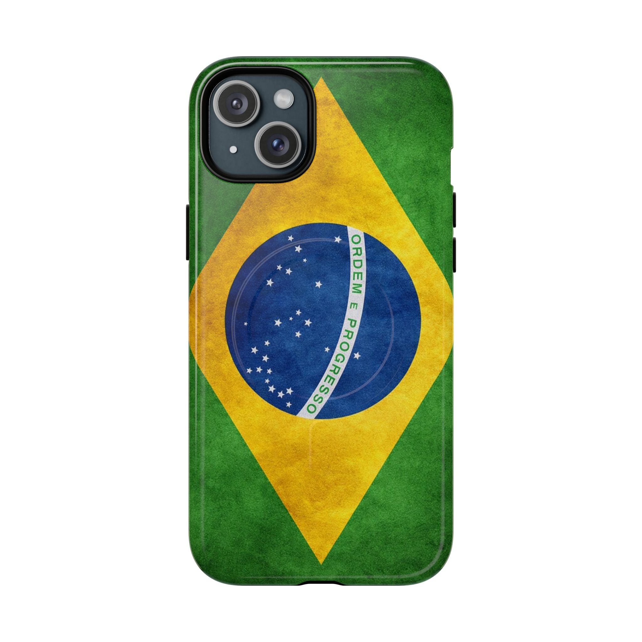 Brazilian Flag Slim MagSafe Case | Ultra-Tough Protective Design